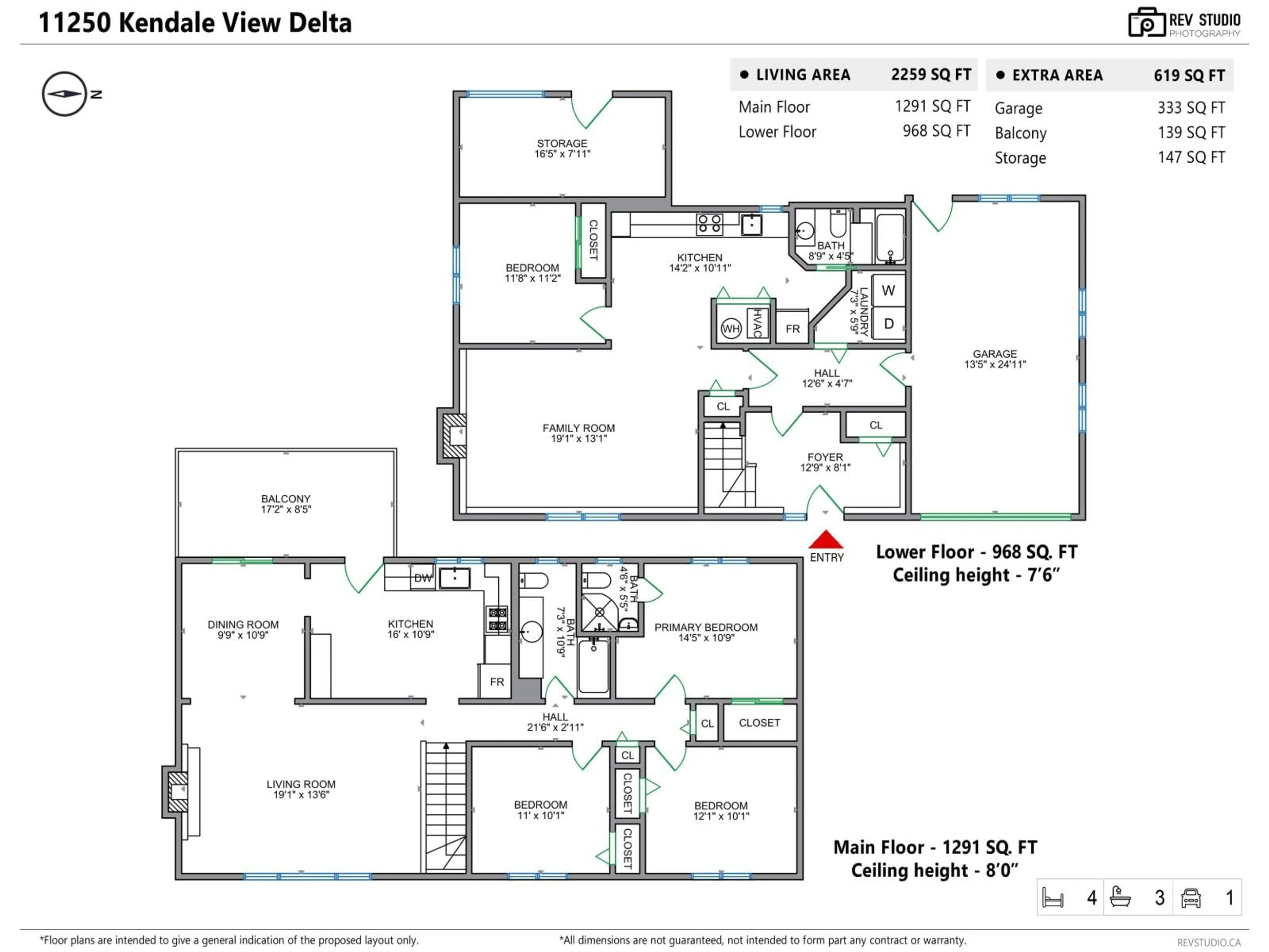 Floor plan for 11250 KENDALE VIEW, Delta British Columbia V4C3P9