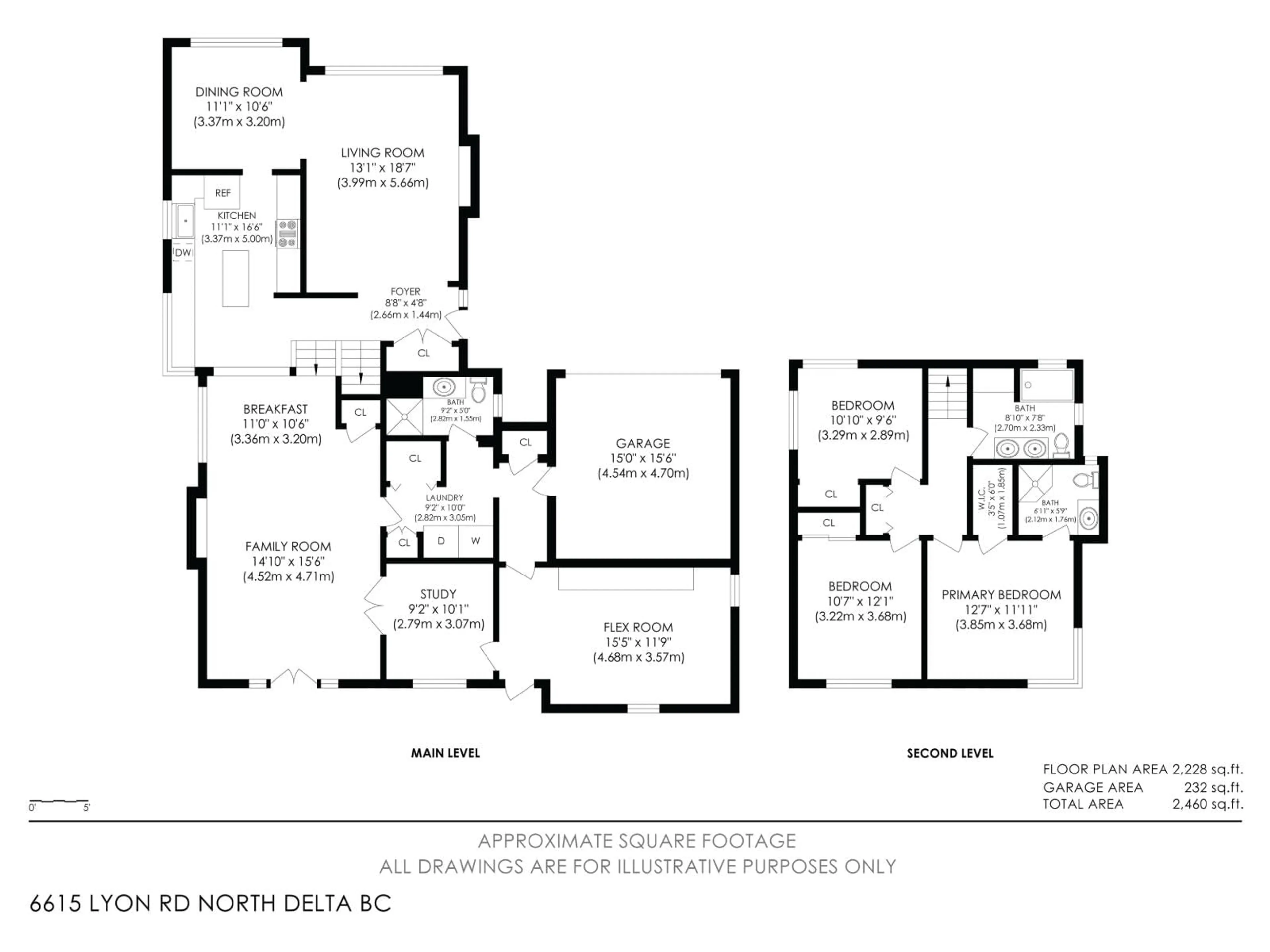 Floor plan for 6615 LYON ROAD, Delta British Columbia V4E1H6