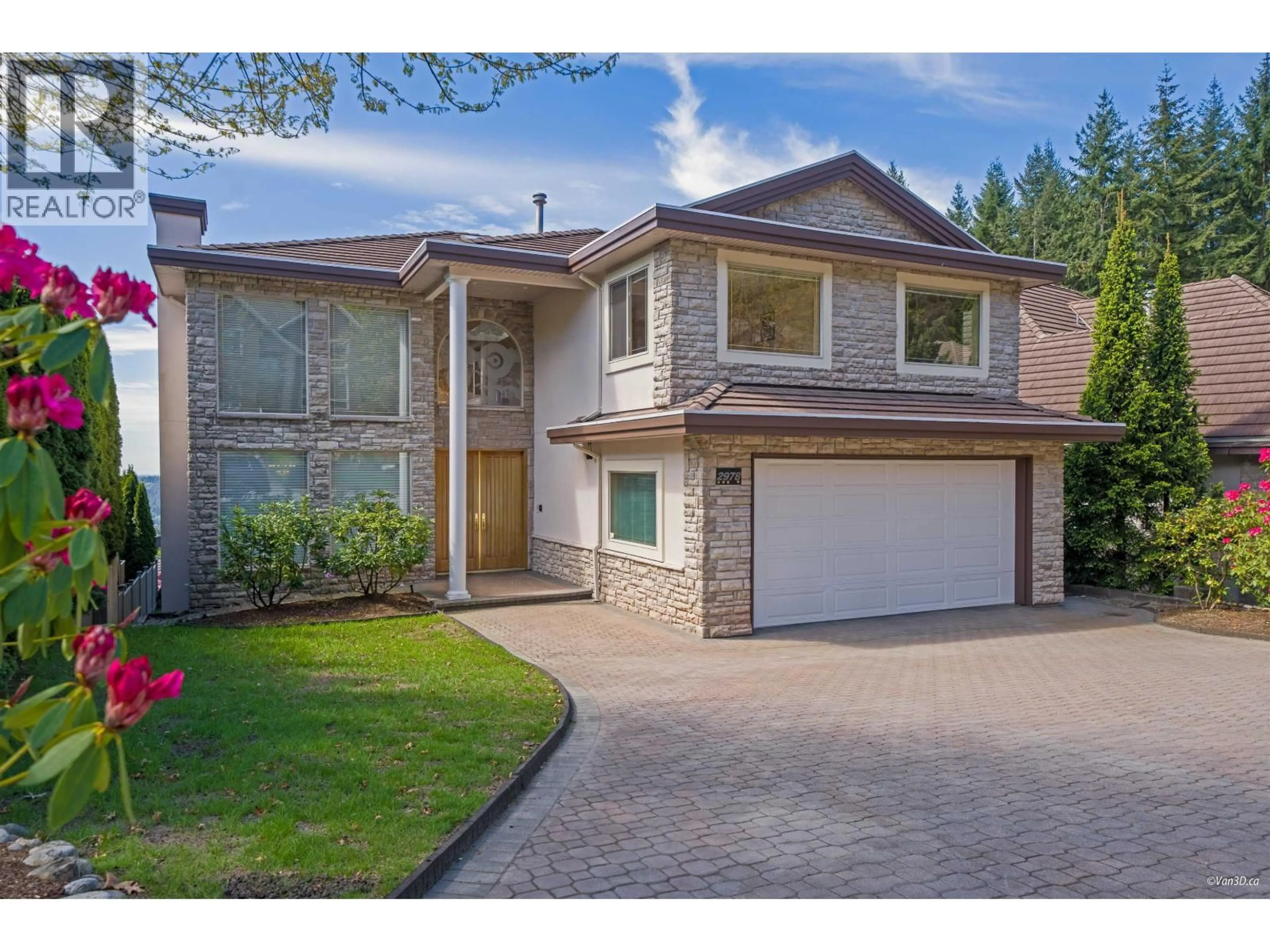 Home with brick exterior material, street for 2978 FORESTRIDGE PLACE, Coquitlam British Columbia V3E3M6