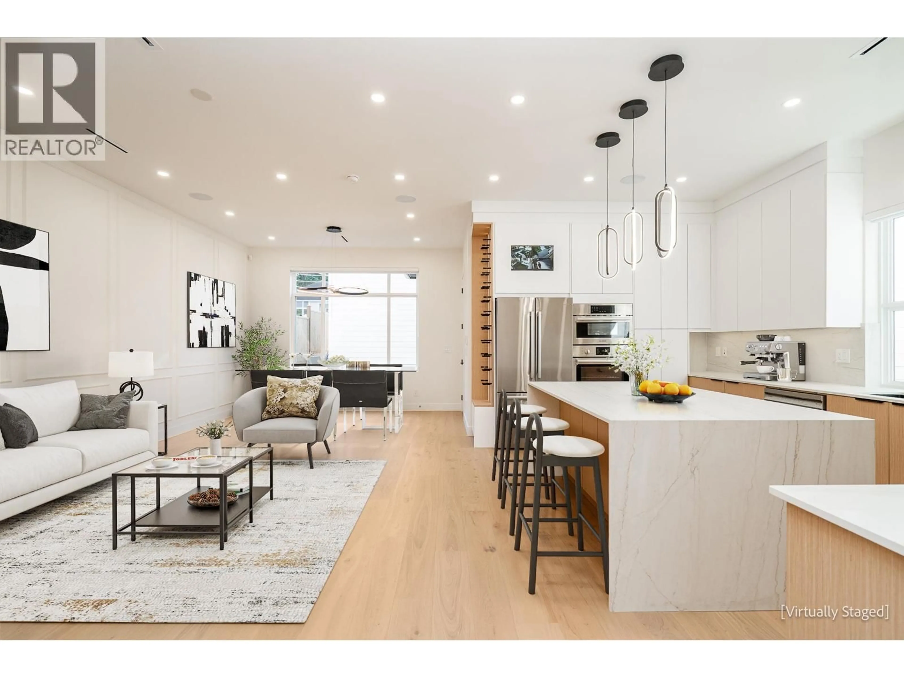 Open concept kitchen, wood/laminate floor for 2717 HENRY STREET, Port Moody British Columbia V3H2J8