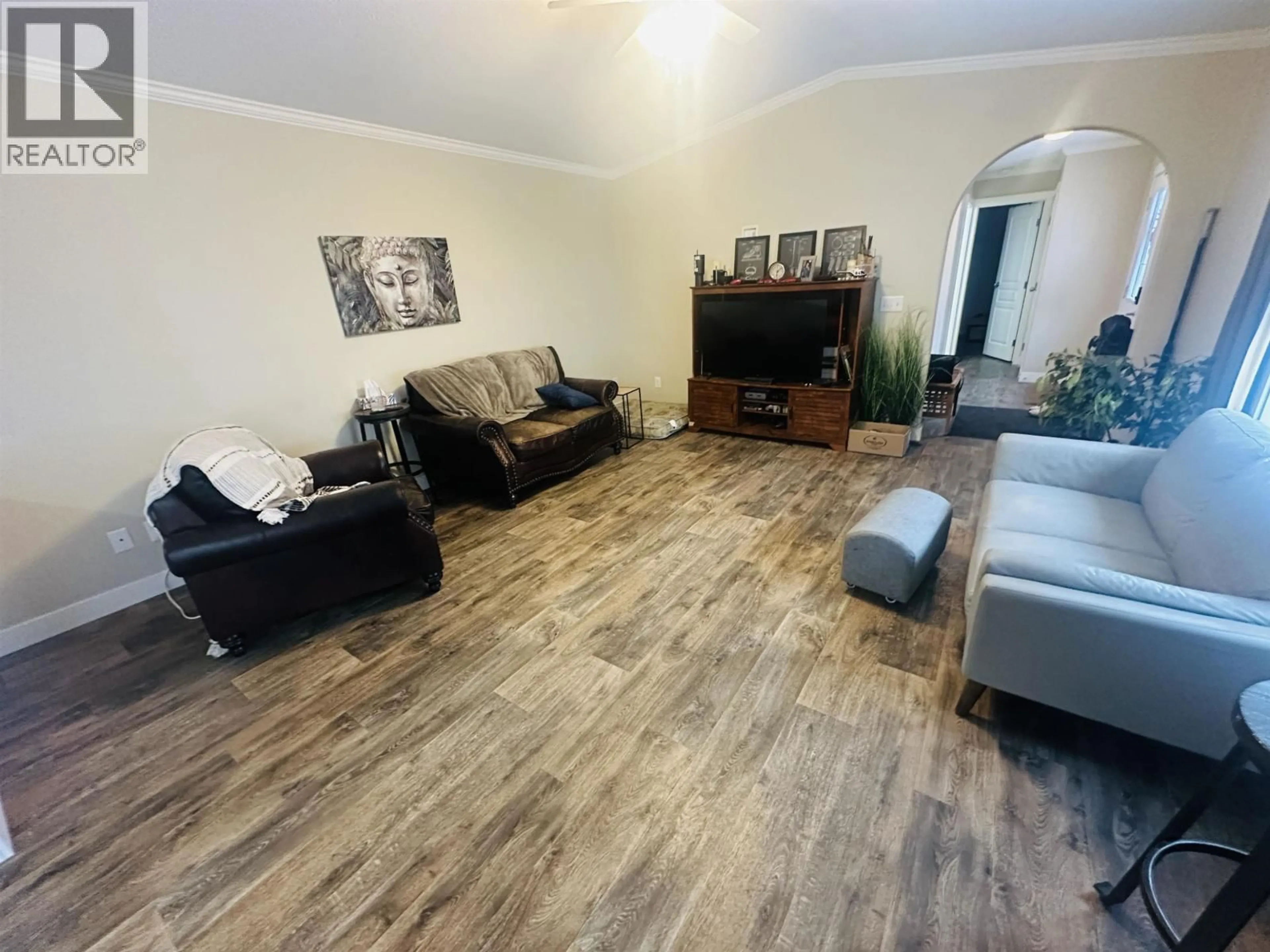 Living room with furniture, wood/laminate floor for U22 - 160 16 HIGHWAY, Burns Lake British Columbia V0J1E0