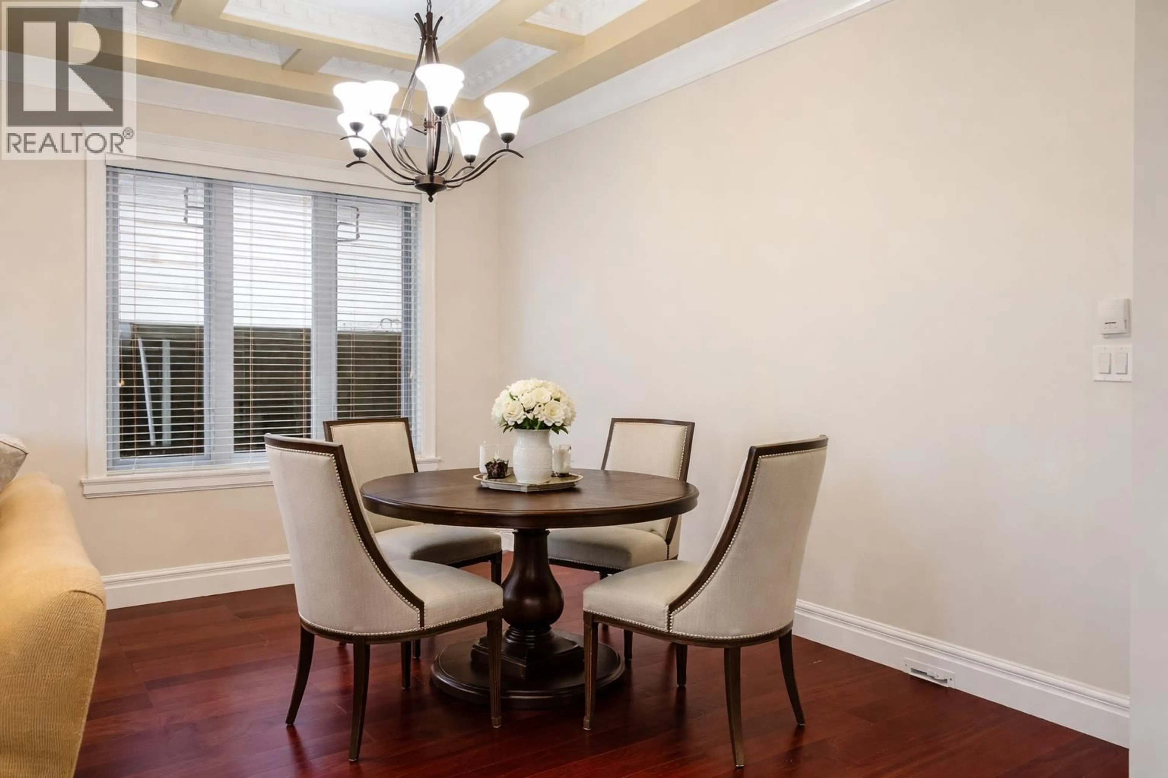 Dining room, wood/laminate floor for 1909 64TH AVENUE, Vancouver British Columbia V5P2M9