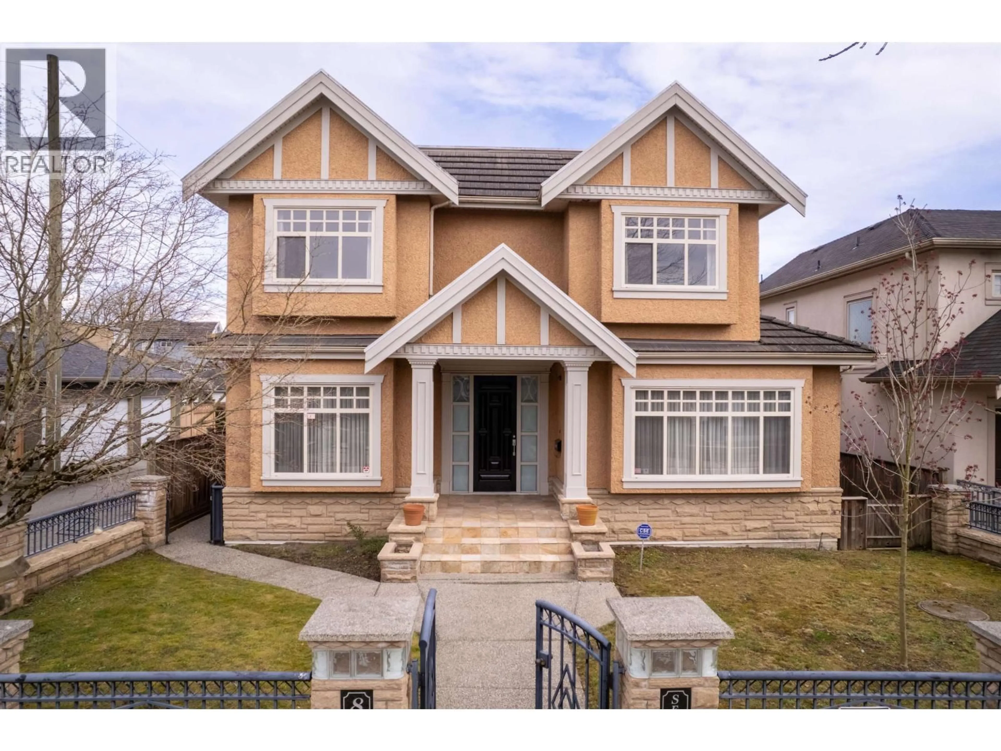 Home with vinyl exterior material, street for 8038 SELKIRK STREET, Vancouver British Columbia V6P4H7