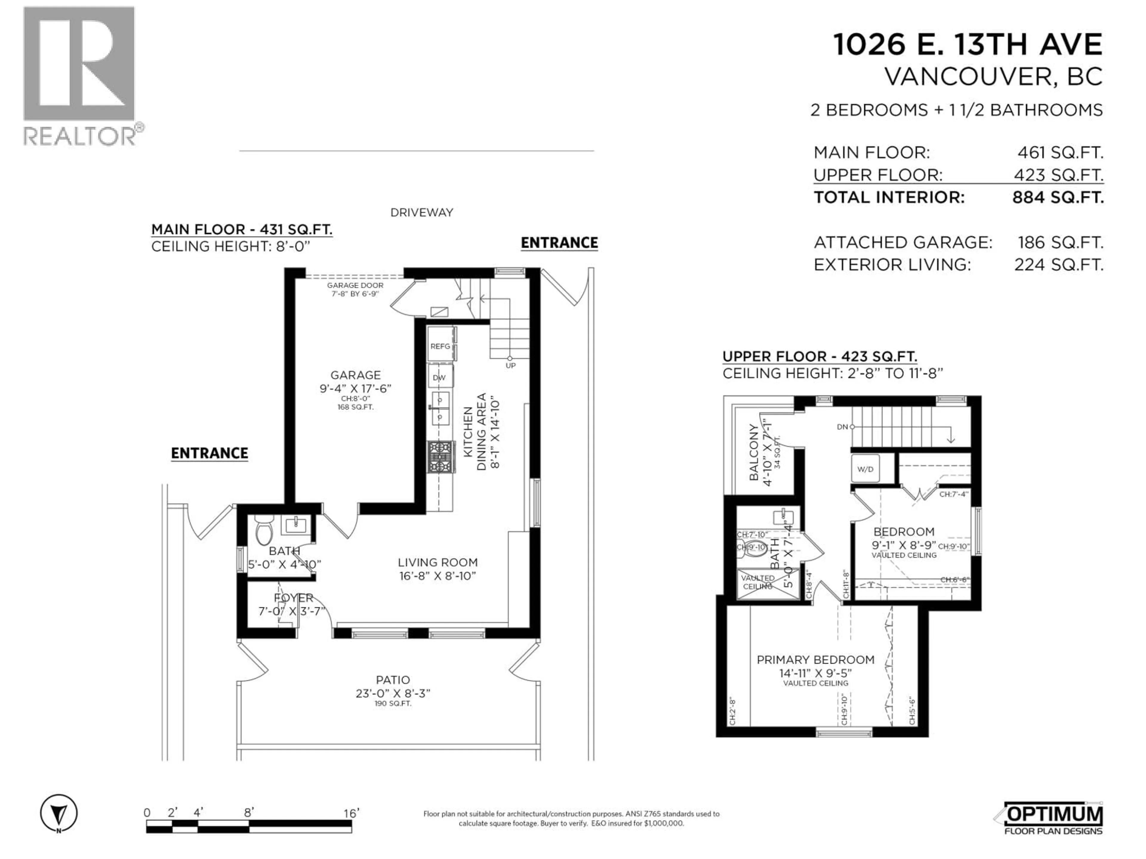 Floor plan for 1026 13TH AVENUE, Vancouver British Columbia V5T2L8