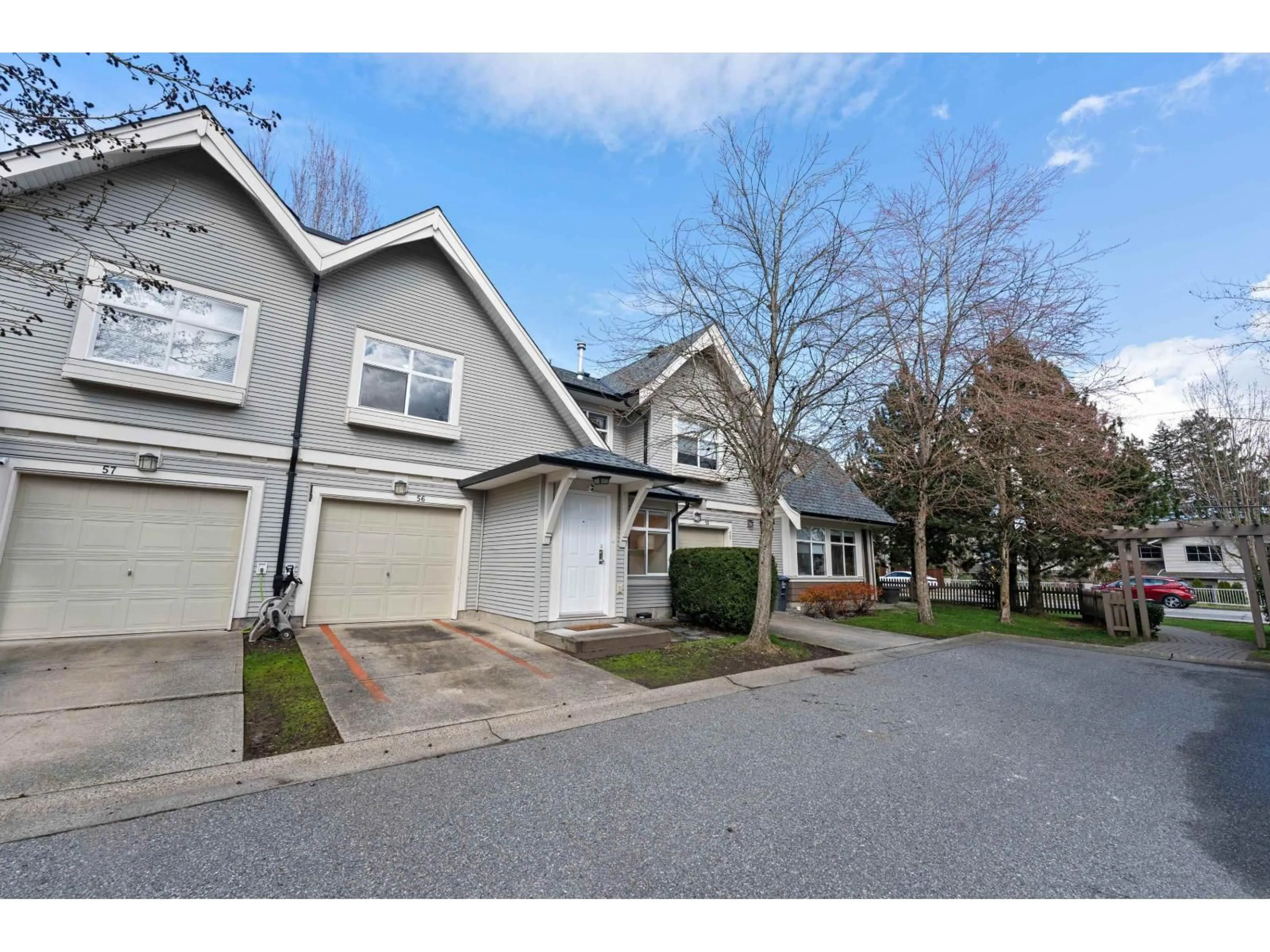A pic from outside/outdoor area/front of a property/back of a property/a pic from drone, street for 56 - 15968 82 AVENUE, Surrey British Columbia V4N0S9