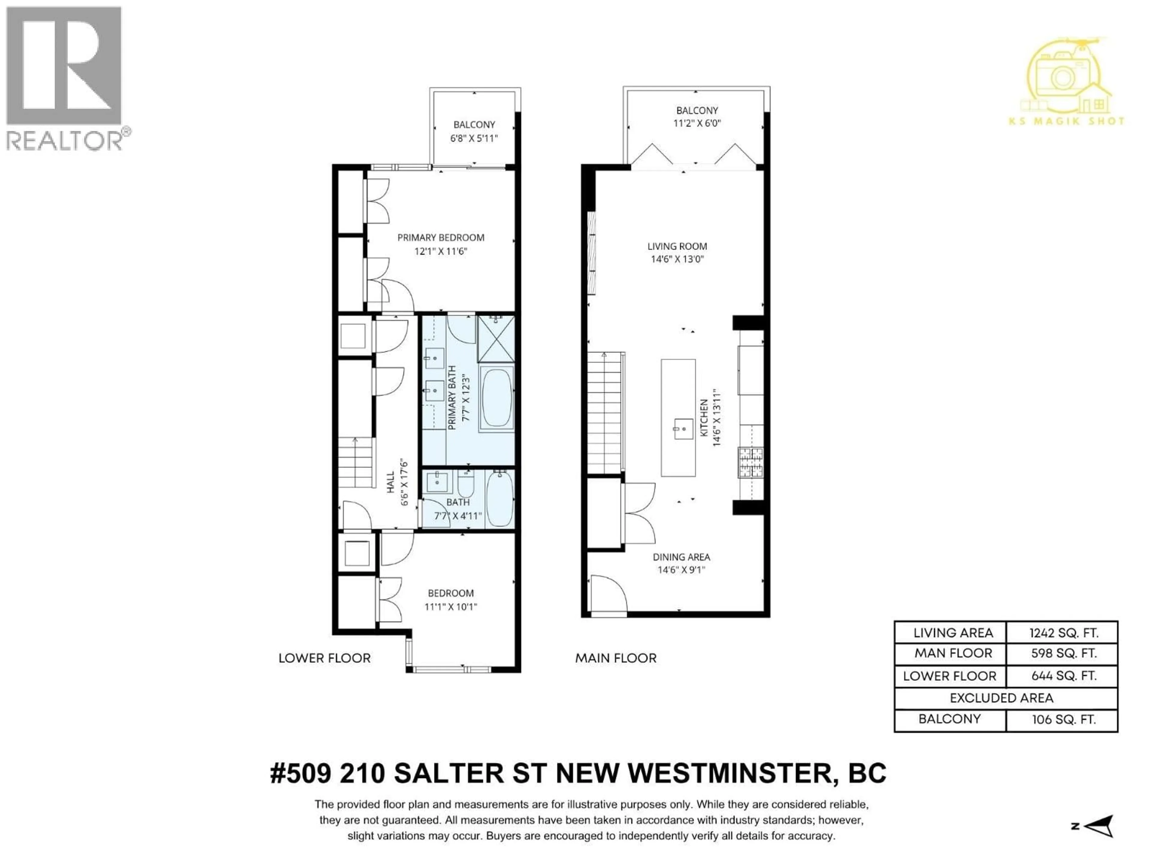 Floor plan for TH509 - 210 SALTER STREET, New Westminster British Columbia V3M0J9