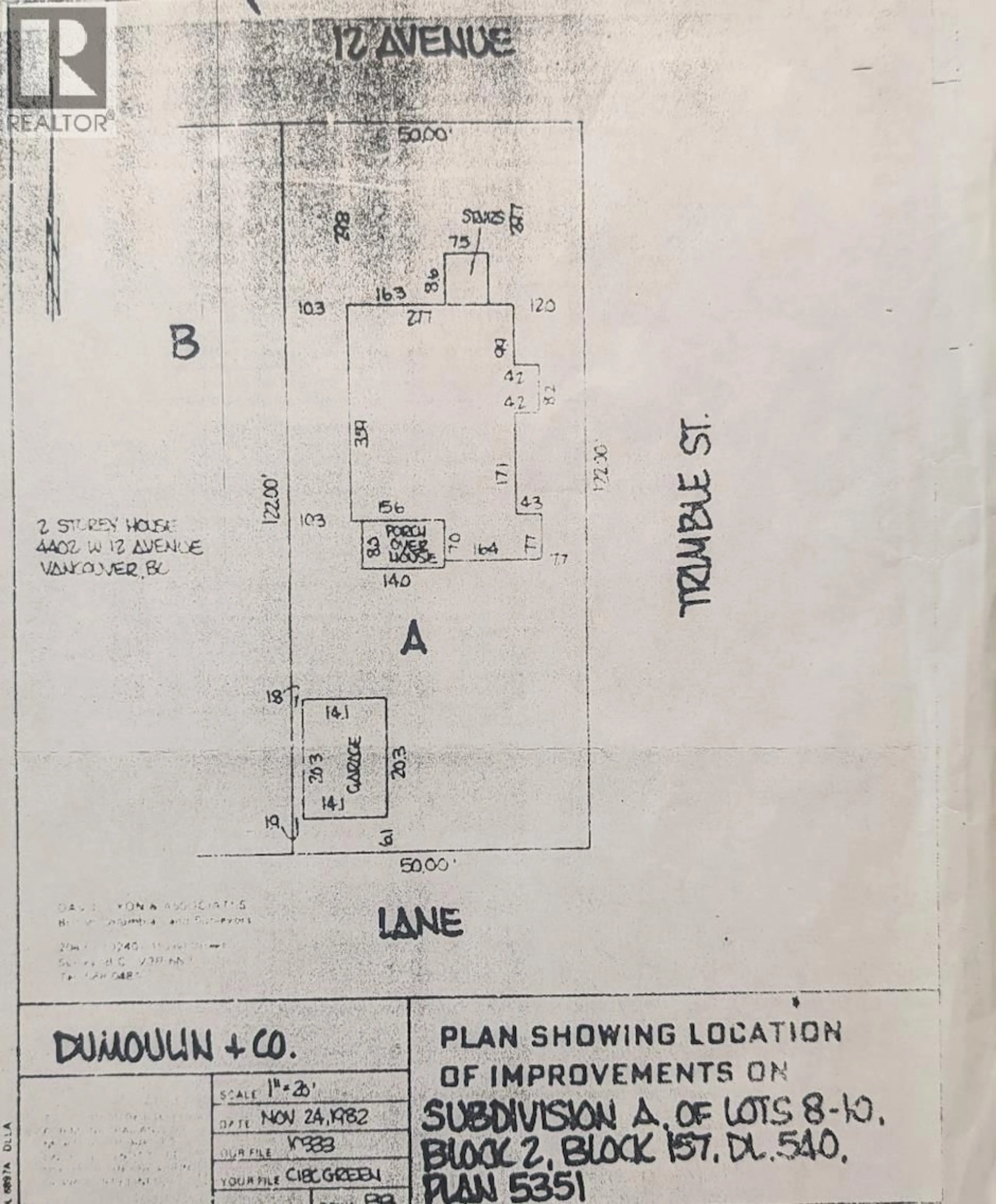 Floor plan for 4402 12TH AVENUE, Vancouver British Columbia V6R2R2