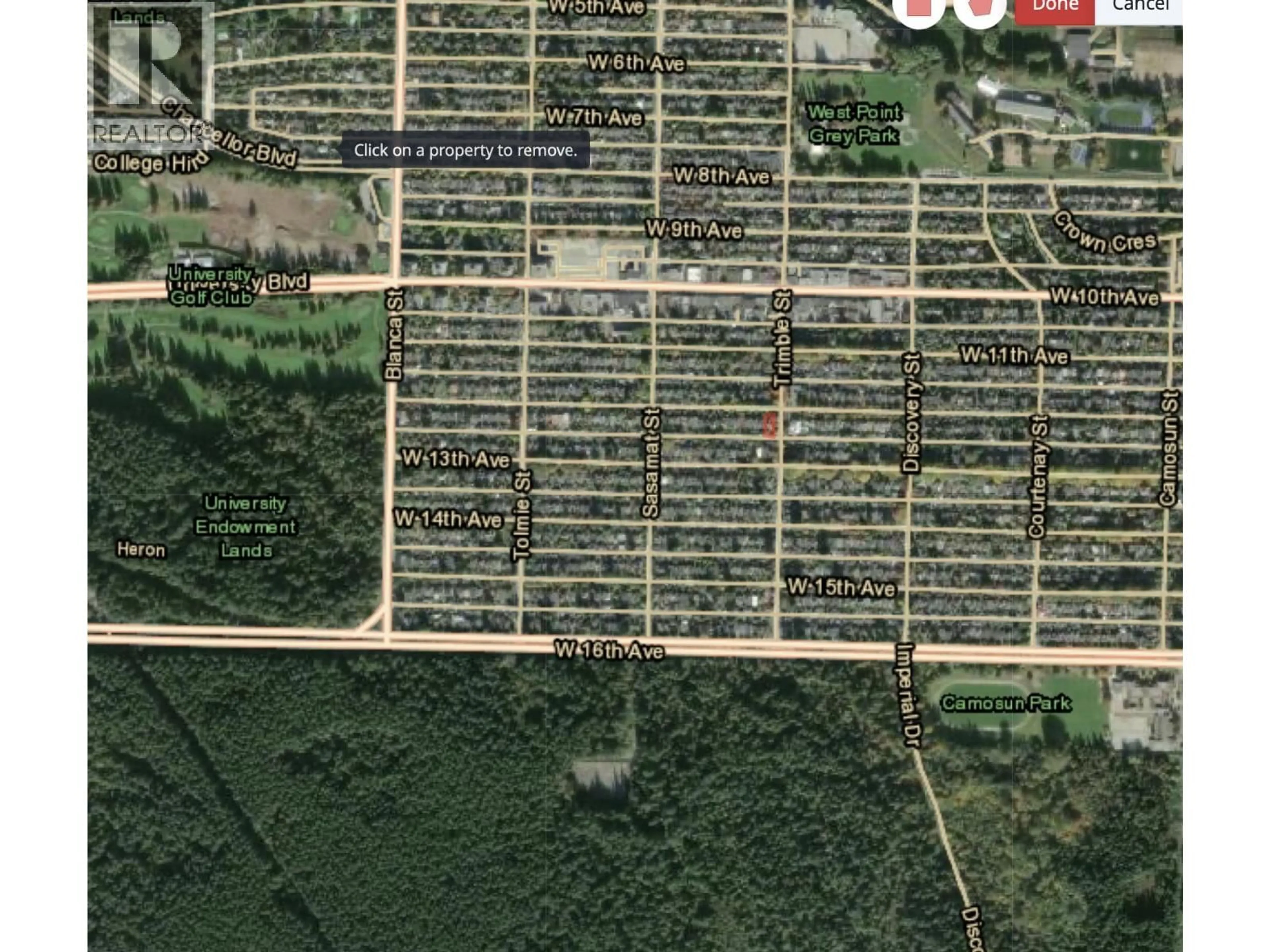 Picture of a map for 4402 12TH AVENUE, Vancouver British Columbia V6R2R2