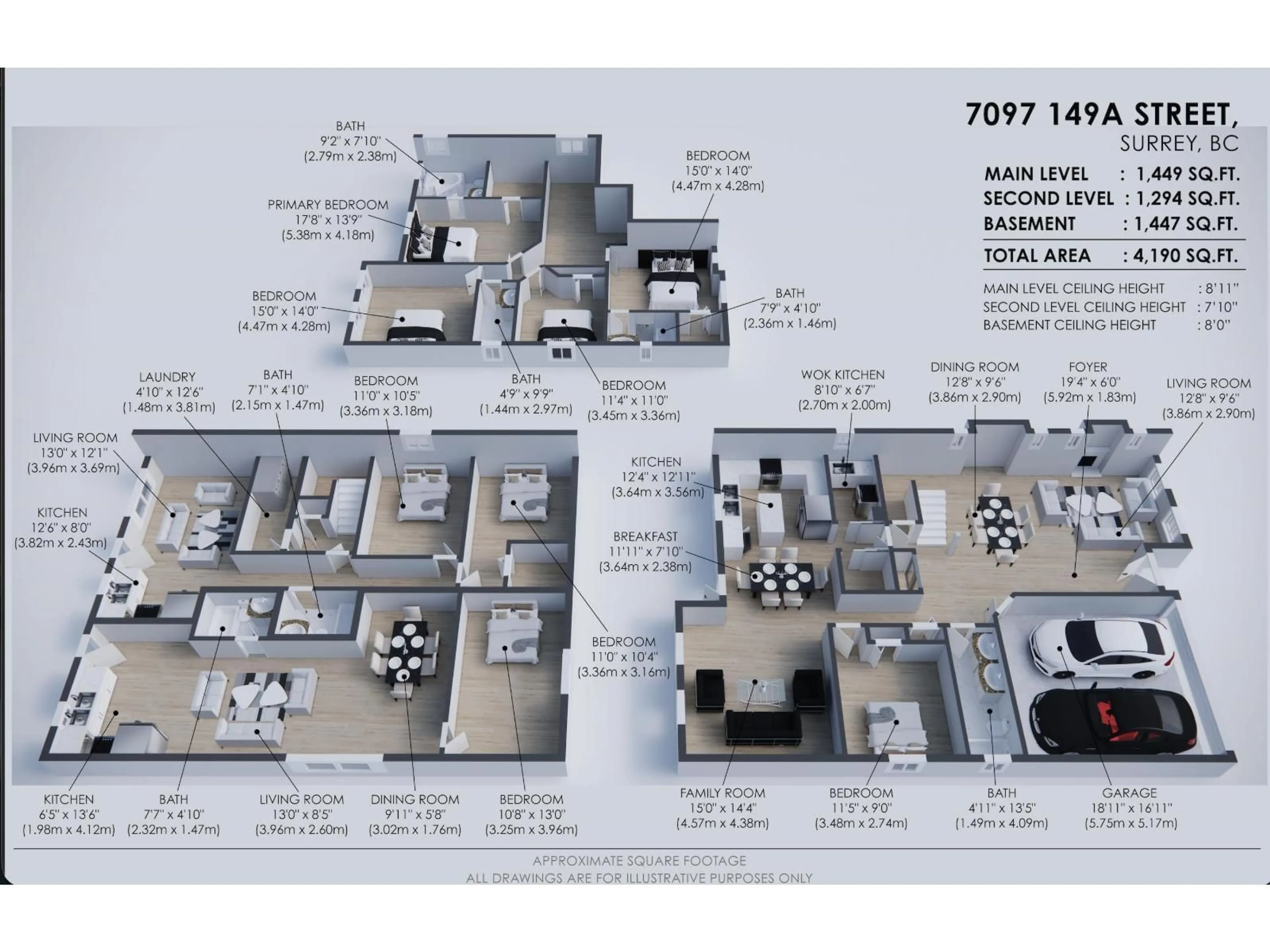 Floor plan for 7097 149A STREET, Surrey British Columbia V3S1K2