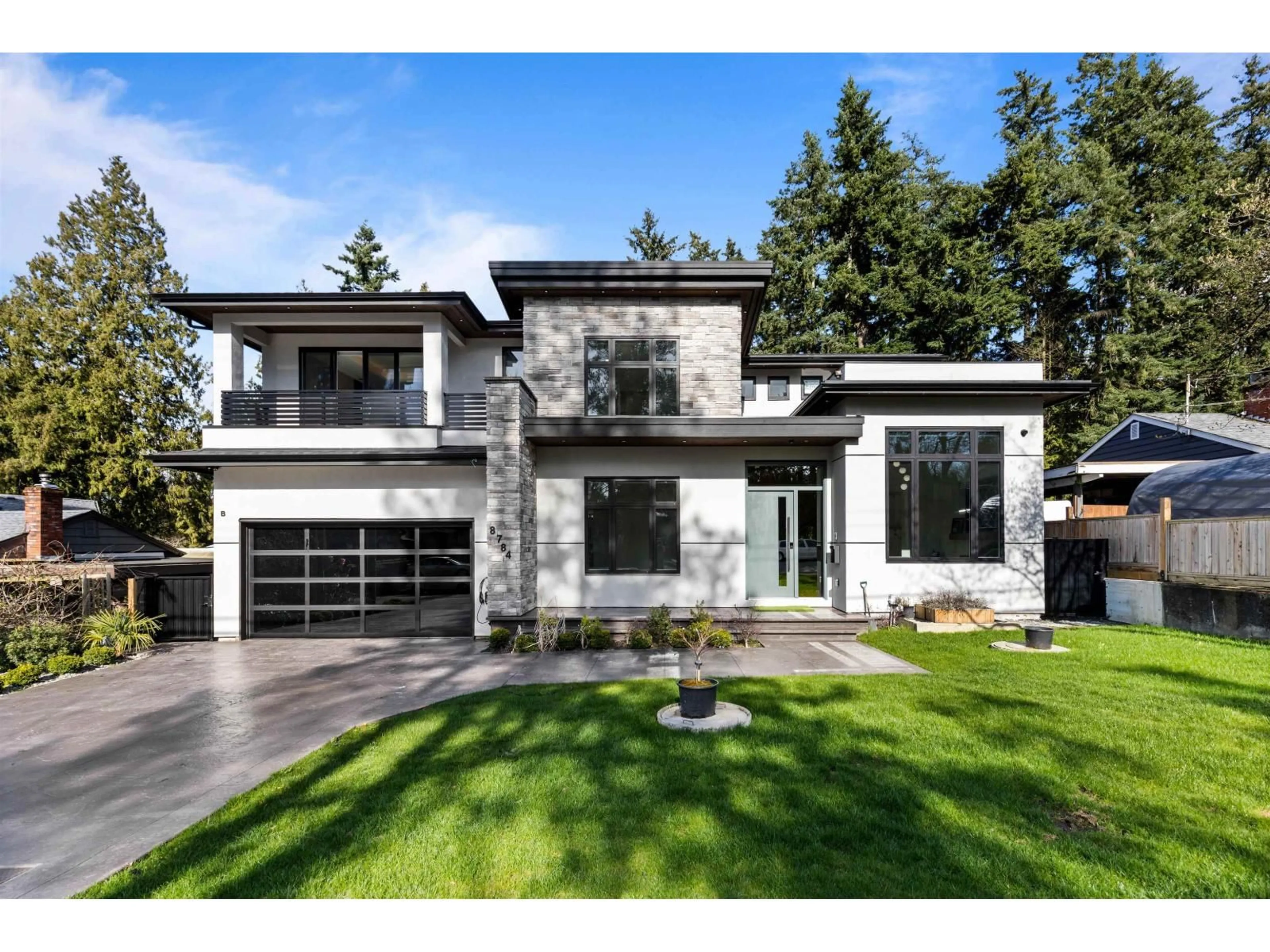 Home with brick exterior material, street for 8784 BROOKE ROAD, Delta British Columbia V4C4G4