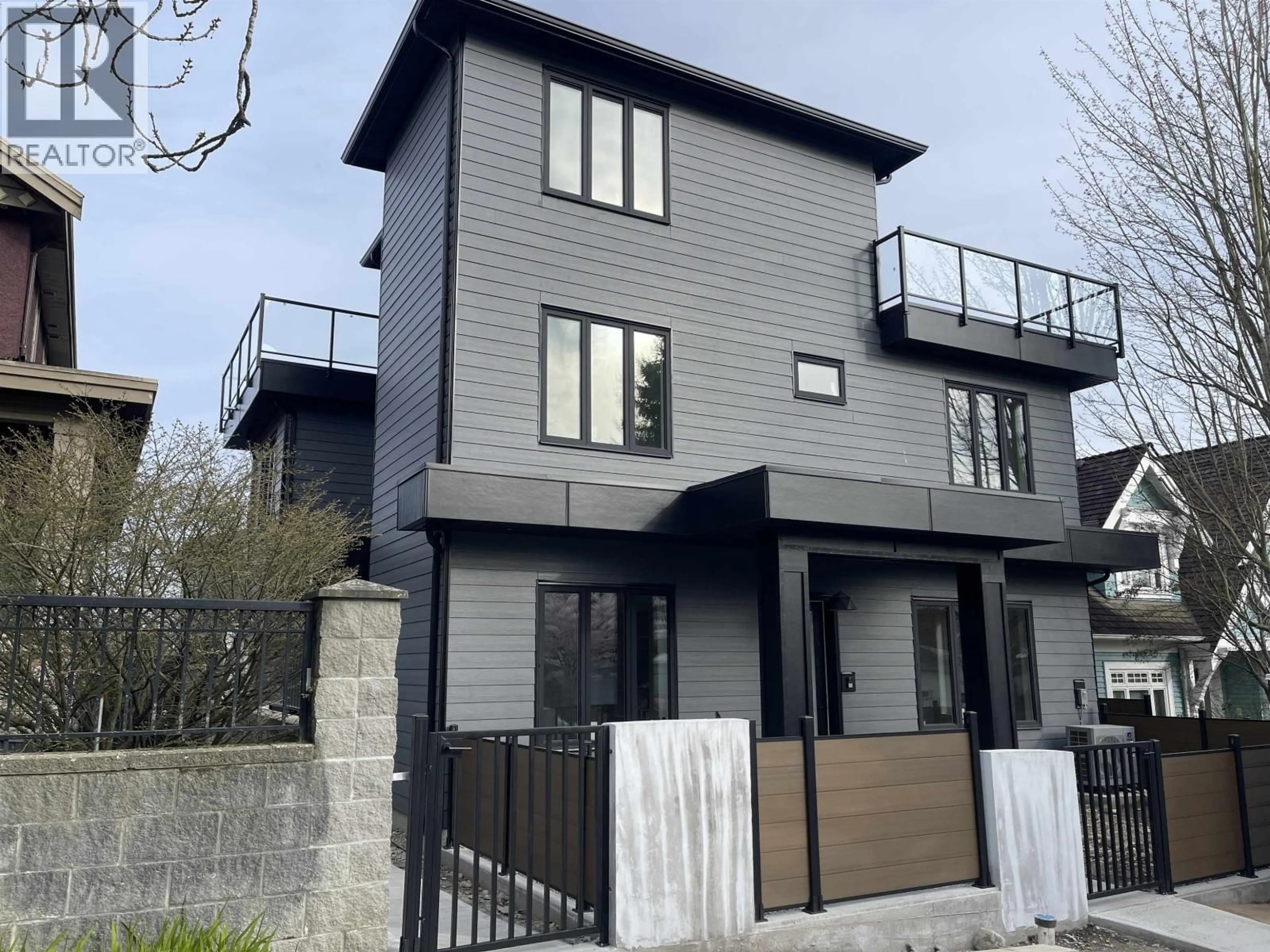 Home with vinyl exterior material, street for 1 - 2452 HARRISON DRIVE, Vancouver British Columbia V5P2P8