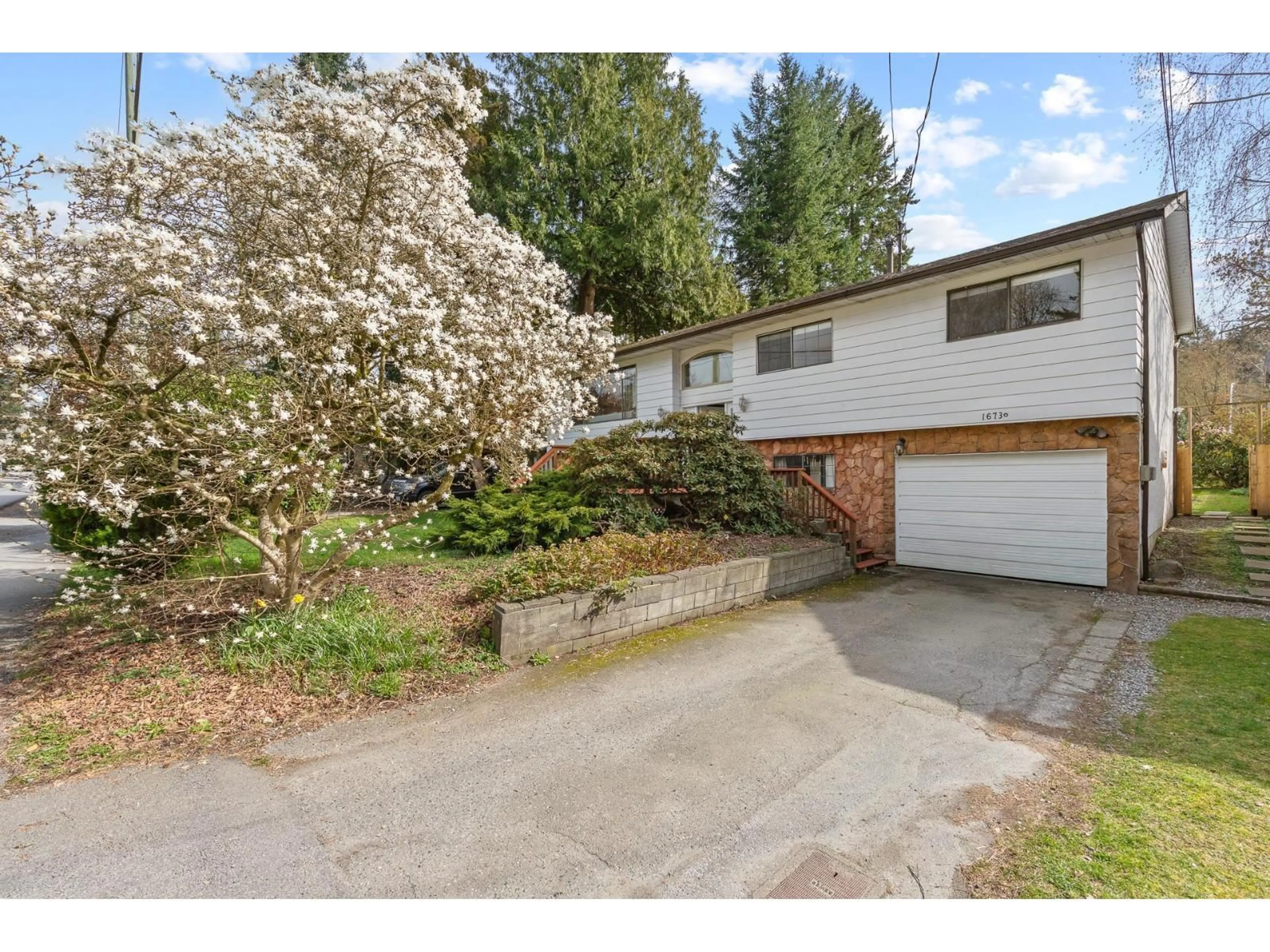A pic from outside/outdoor area/front of a property/back of a property/a pic from drone, street for 16730 26 AVENUE, Surrey British Columbia V3Z0B2