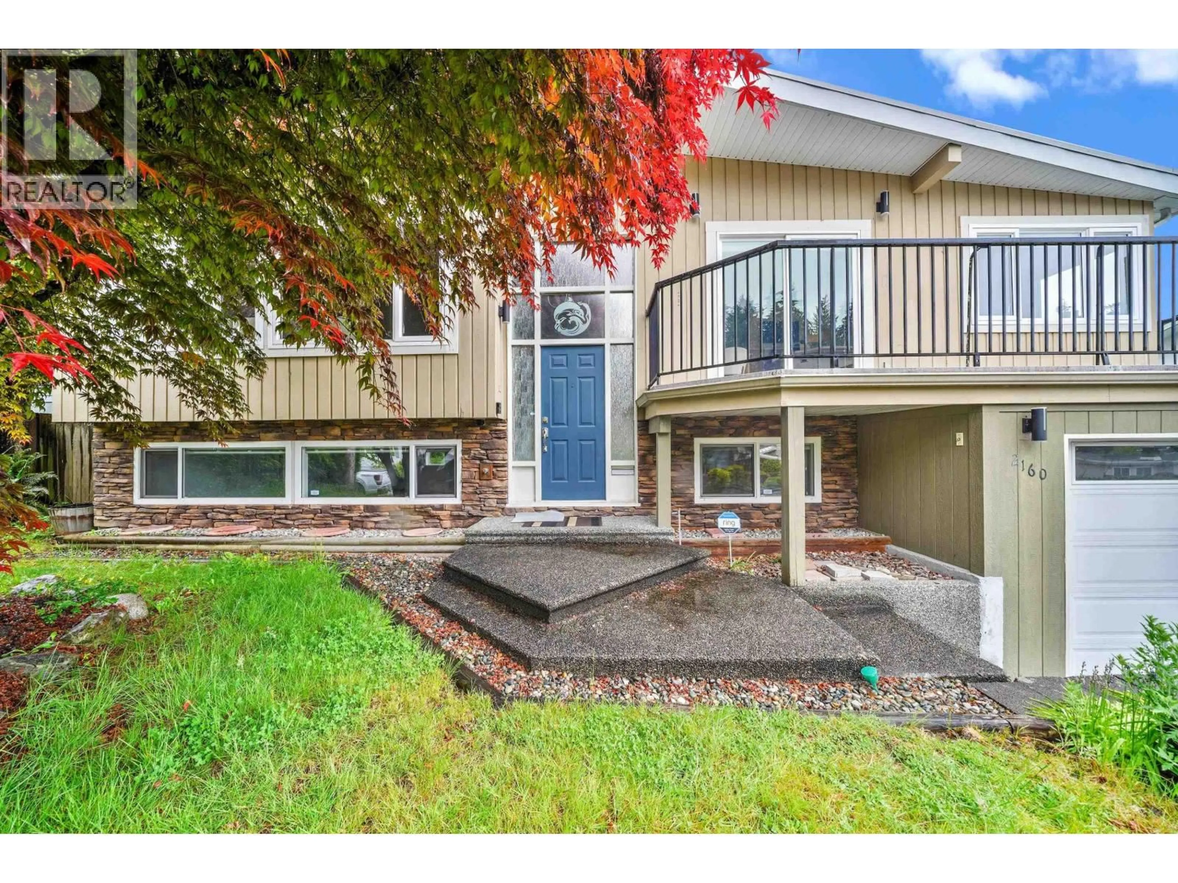 Home with vinyl exterior material, street for 2160 JORDAN DRIVE, Burnaby British Columbia V5B4E8