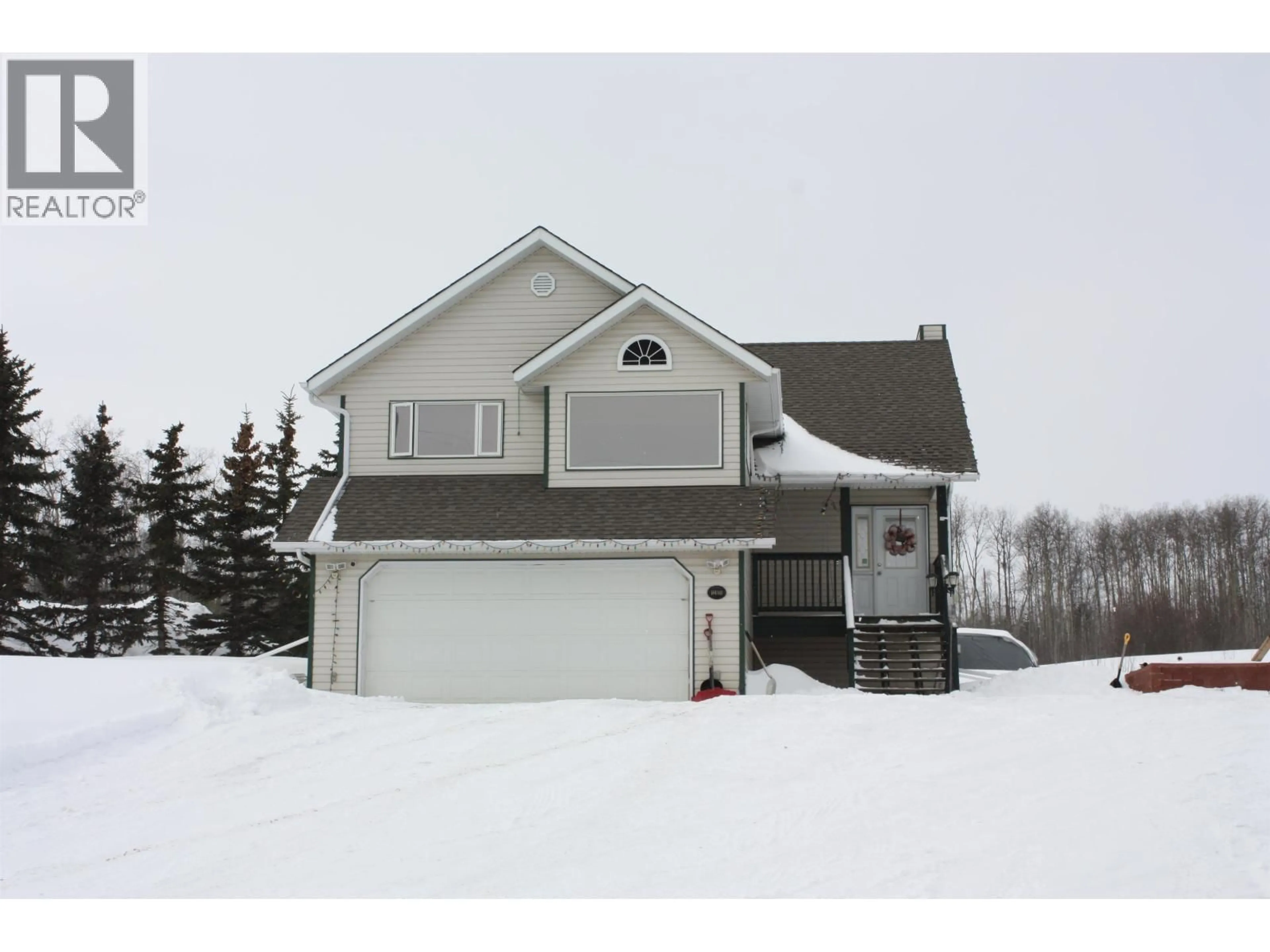 Home with vinyl exterior material, street for 12851 BENS ROAD, Charlie Lake British Columbia V0C1H0