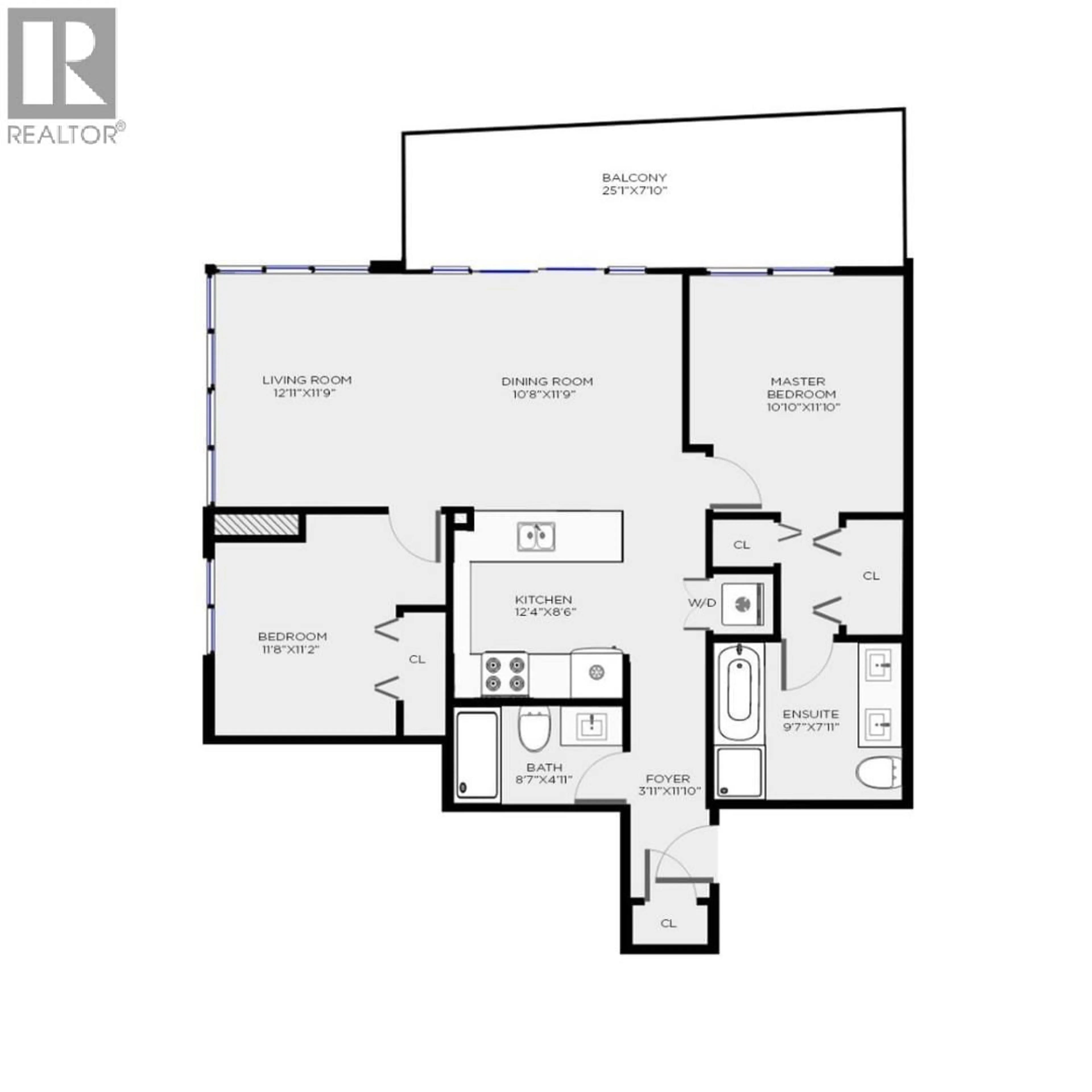 Floor plan for 2806 - 3102 WINDSOR GATE, Coquitlam British Columbia V3B0J3