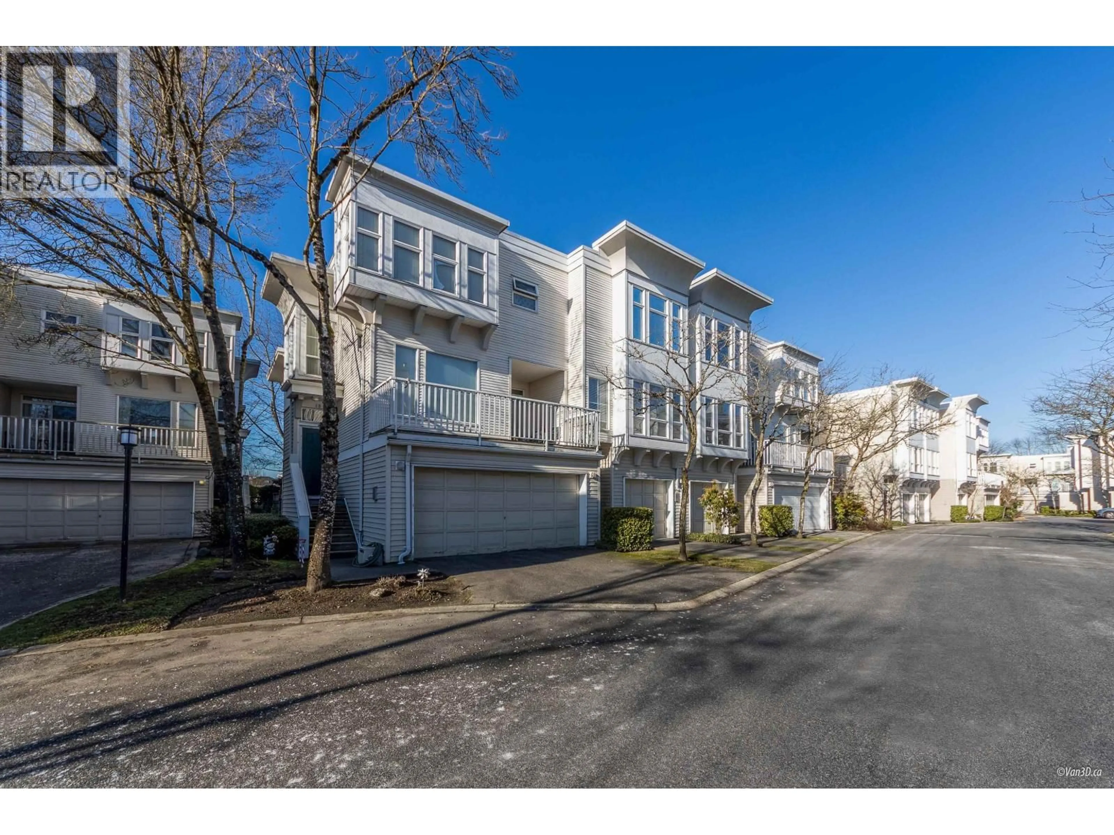A pic from outside/outdoor area/front of a property/back of a property/a pic from drone, street for 47 - 12311 MCNEELY DRIVE, Richmond British Columbia V6V2S2