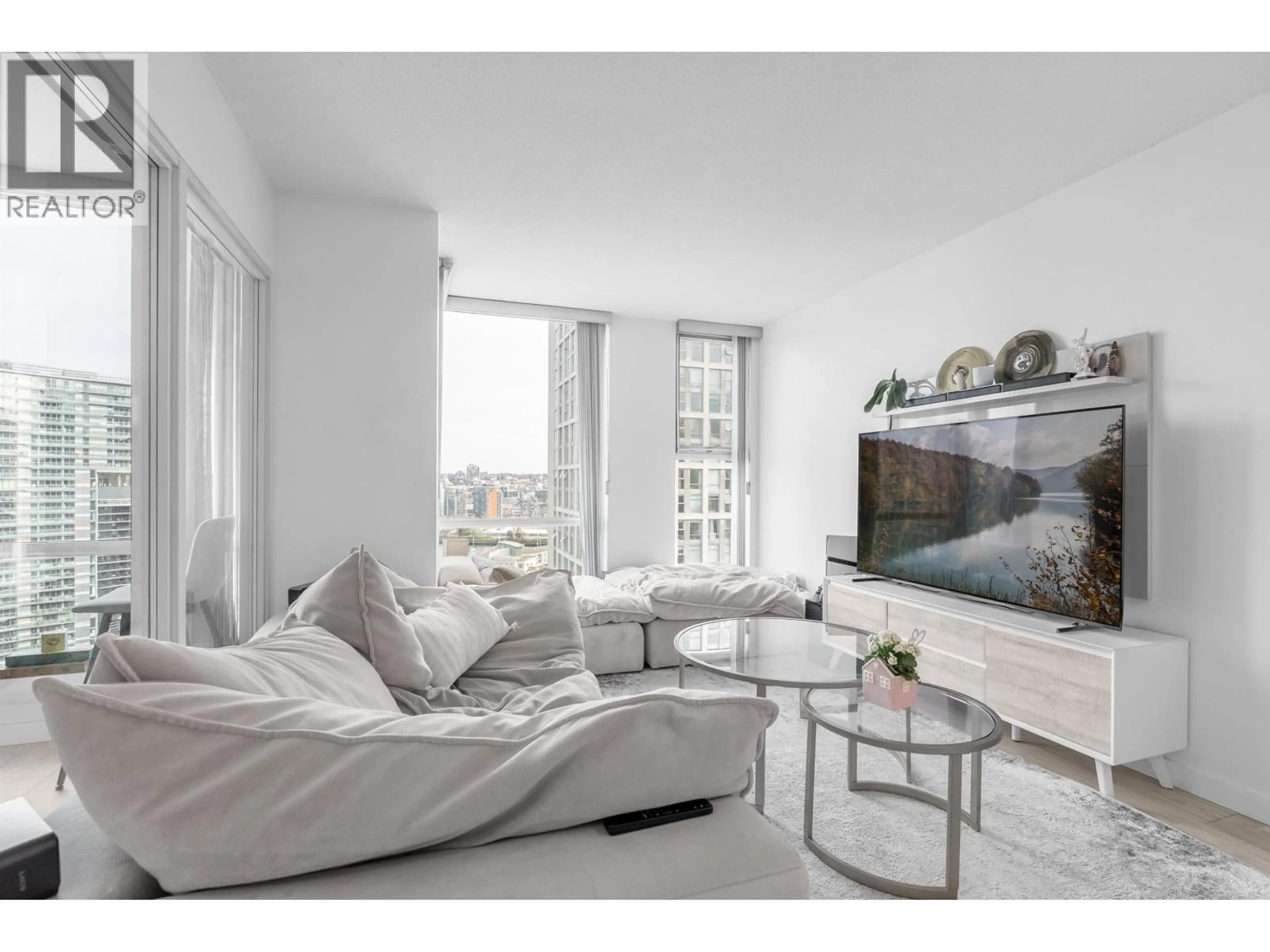 Living room with furniture, unknown for 2605 - 1008 CAMBIE STREET, Vancouver British Columbia V6B6J7