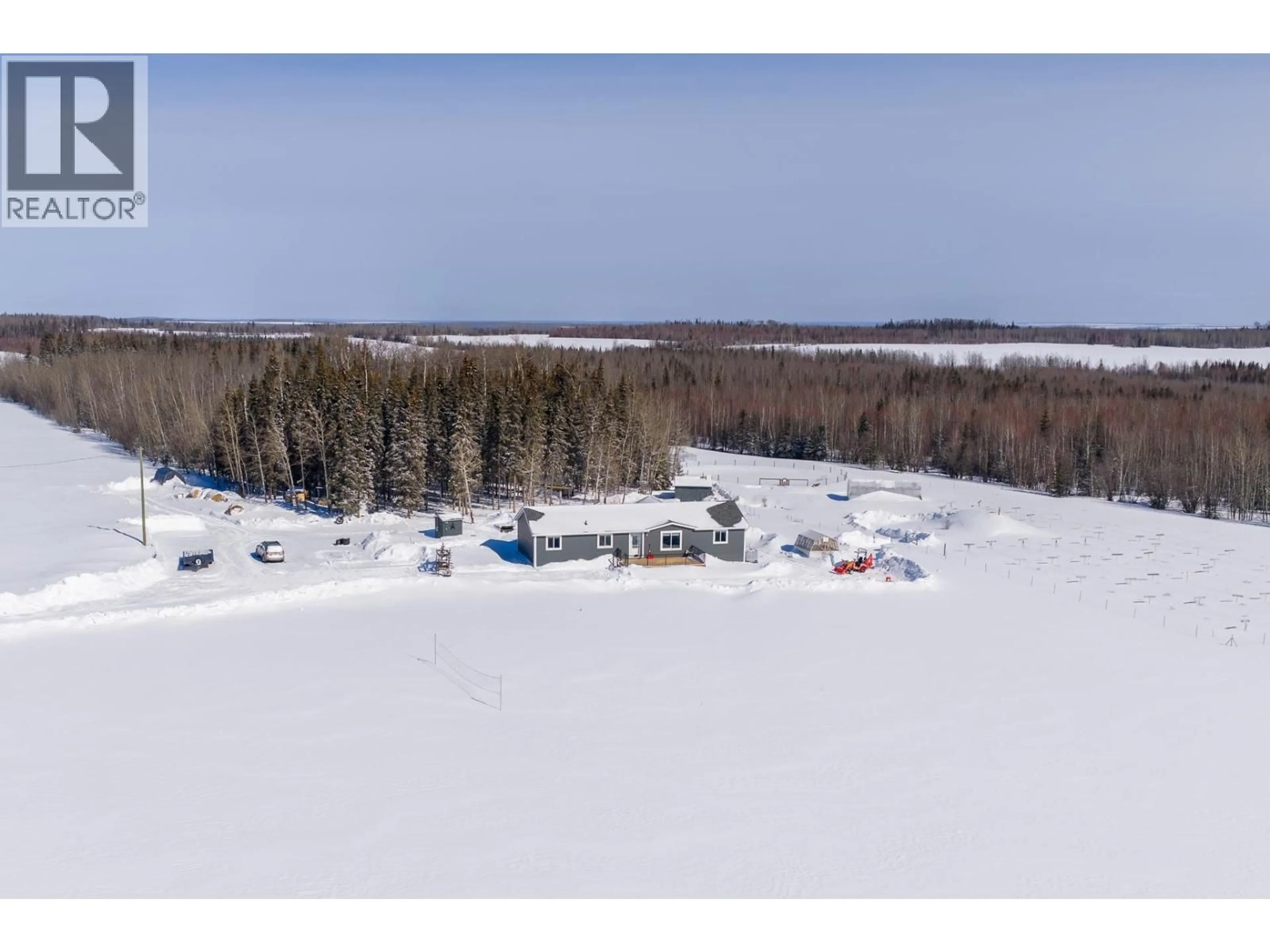 A pic from outside/outdoor area/front of a property/back of a property/a pic from drone, unknown for 17053 PRESPATOU ROAD, Fort St. John British Columbia V0C2S0