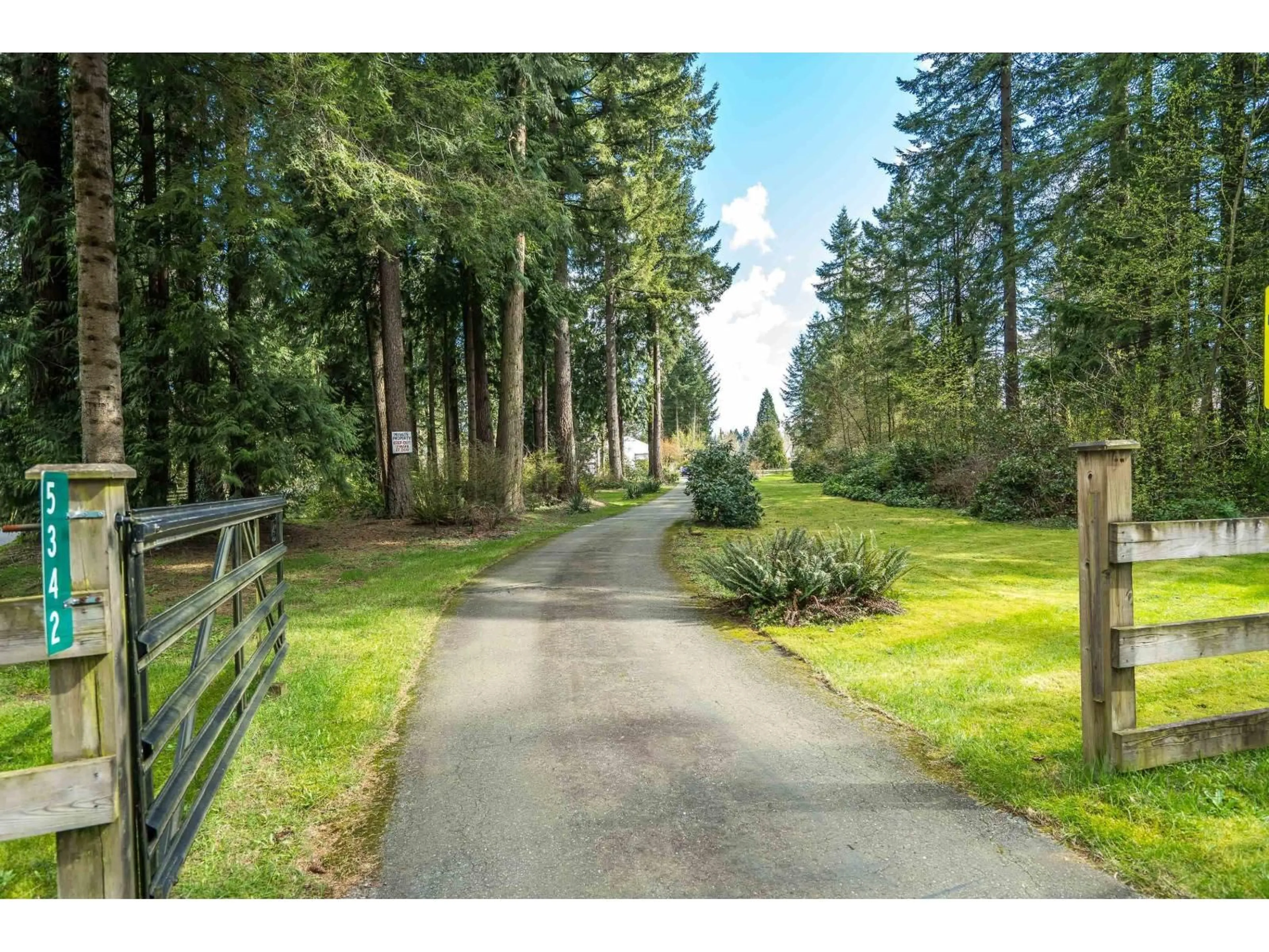 A pic from outside/outdoor area/front of a property/back of a property/a pic from drone, forest/trees view for 5342 236TH STREET, Langley British Columbia V2Z2P4
