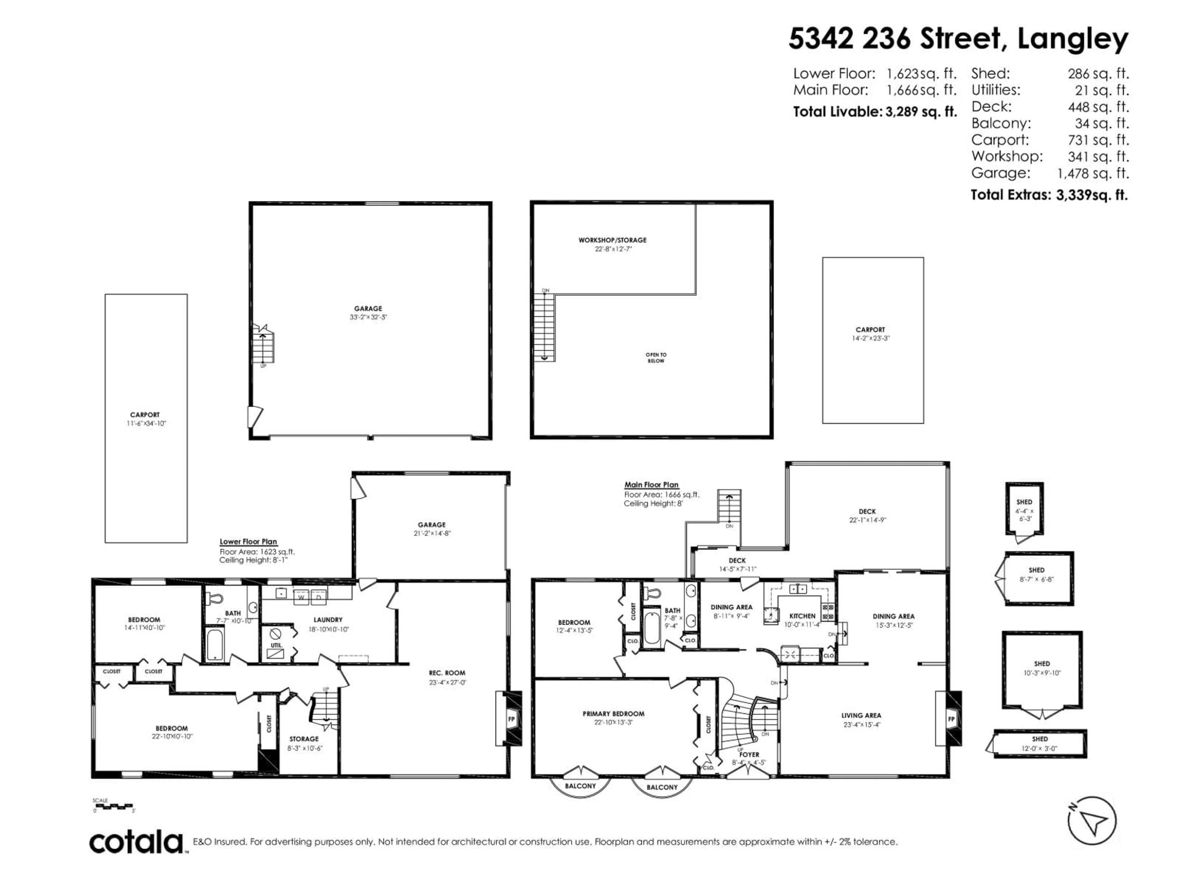 Floor plan for 5342 236TH STREET, Langley British Columbia V2Z2P4
