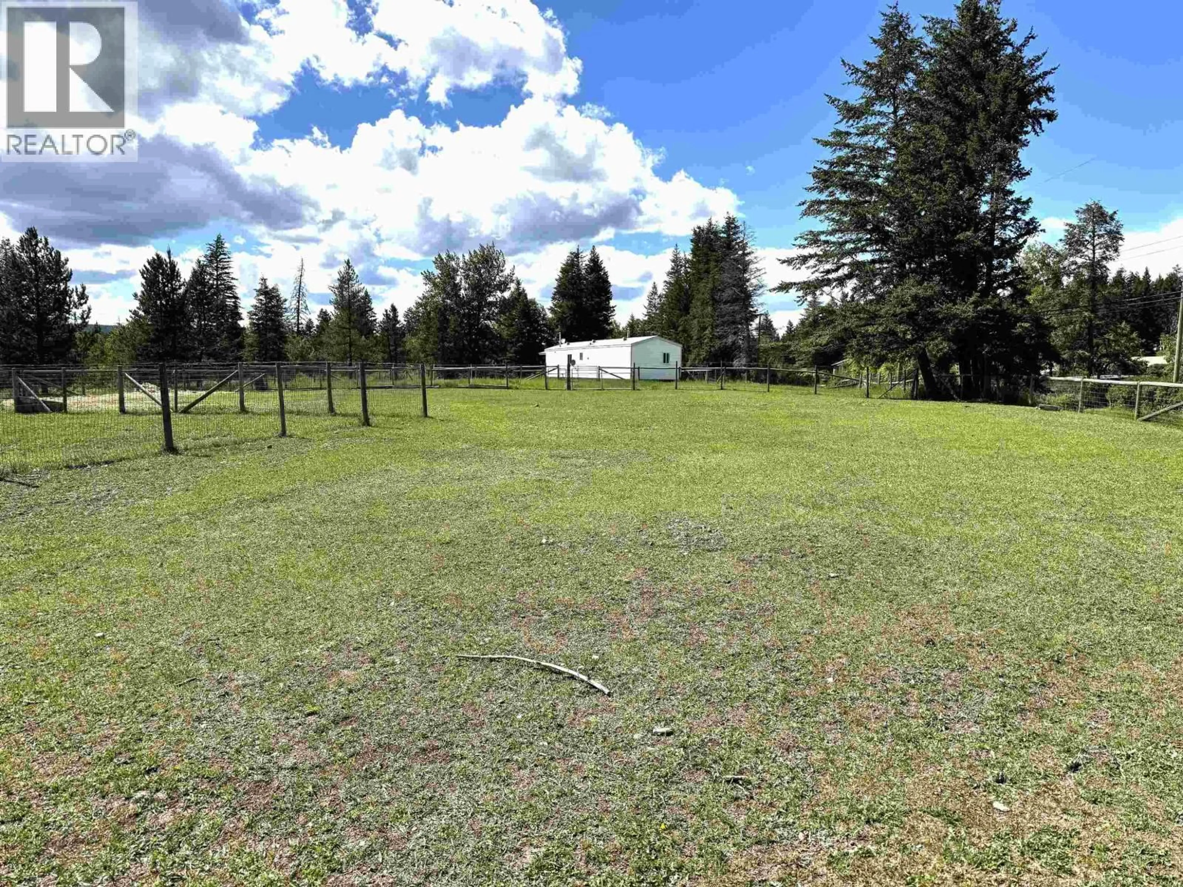 A pic from outside/outdoor area/front of a property/back of a property/a pic from drone, forest/trees view for 3238 HINSCHE ROAD, 150 Mile House British Columbia V0K2G0