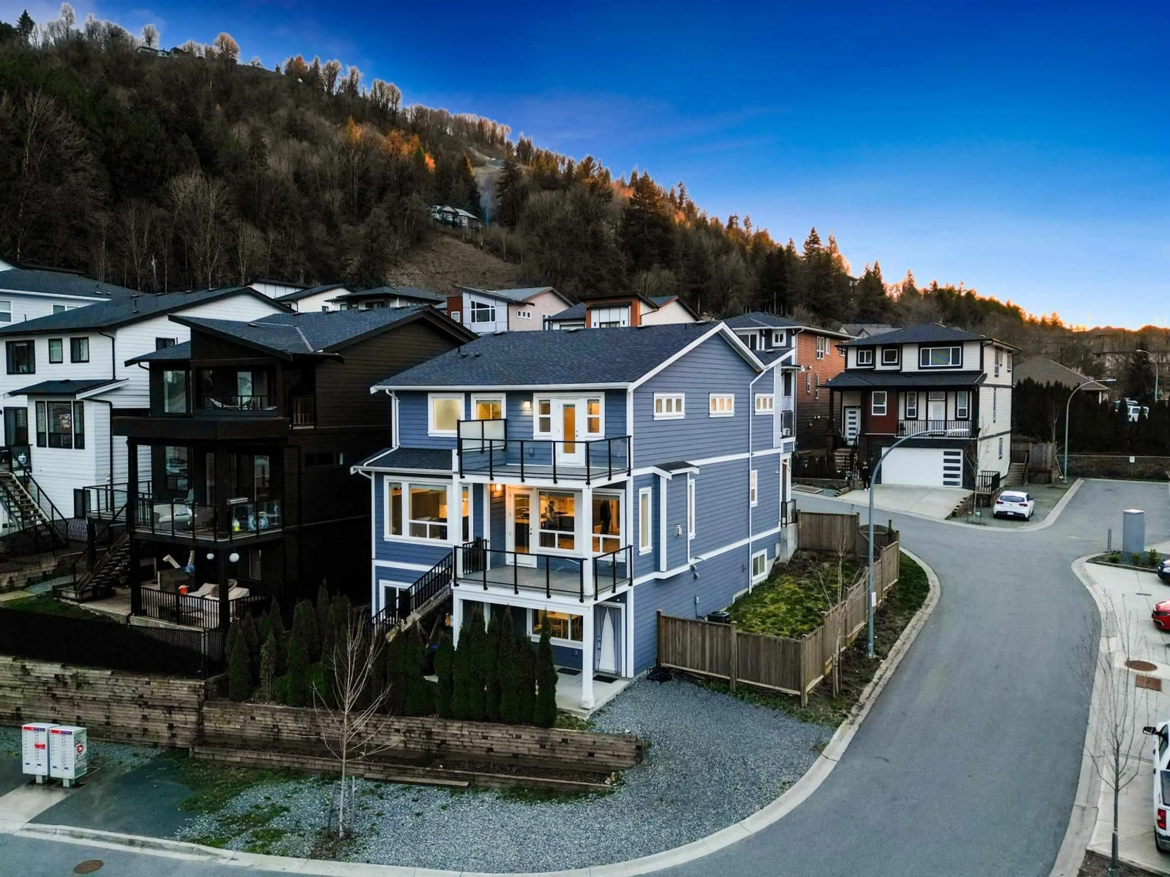 A pic from outside/outdoor area/front of a property/back of a property/a pic from drone, mountain view for 19 - 43925 CHILLIWACK MOUNTAIN ROAD, Chilliwack British Columbia V2R4A1