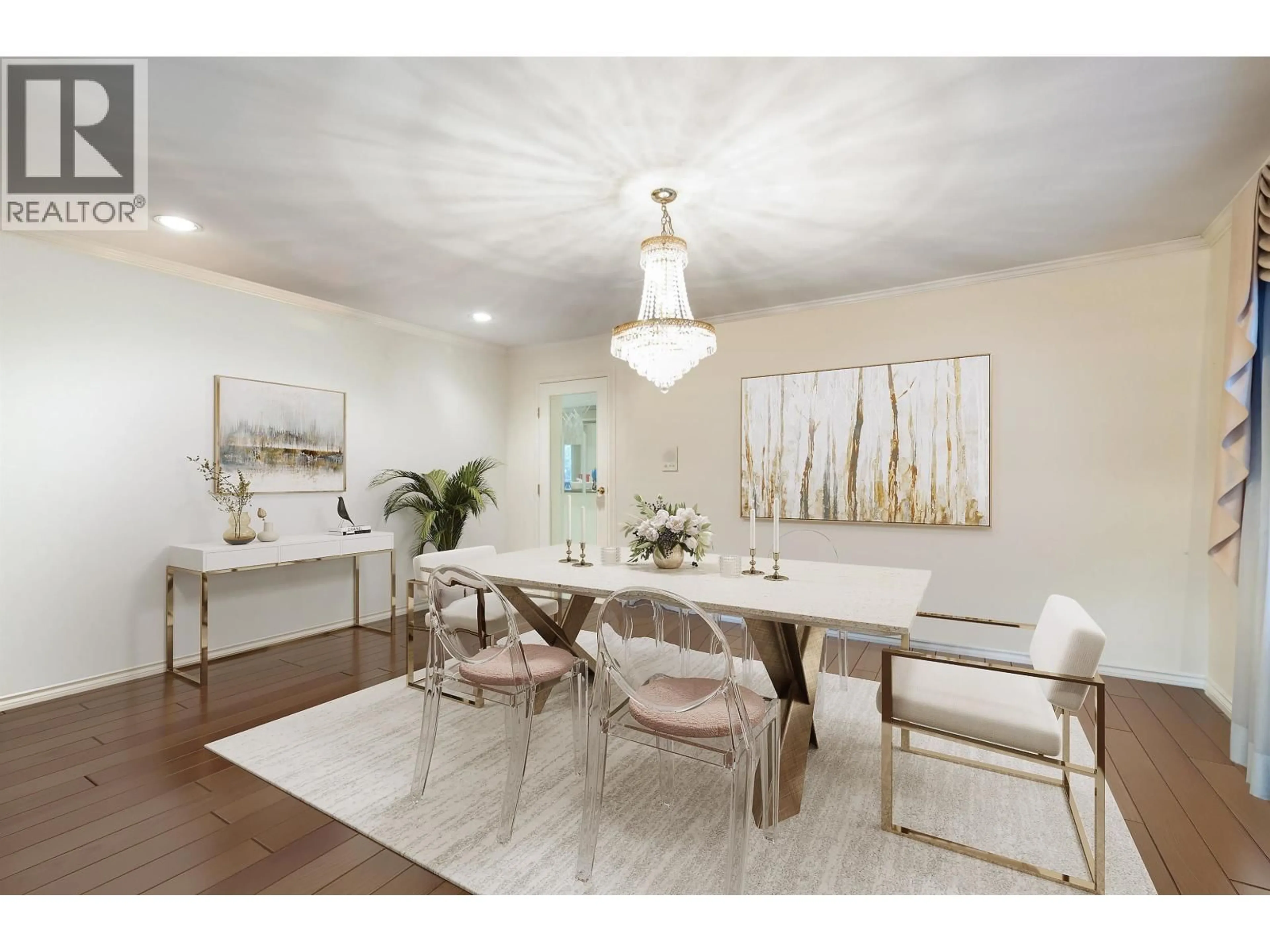 Dining room, wood/laminate floor for 8831 FOSTER ROAD, Richmond British Columbia V6Y1Z9