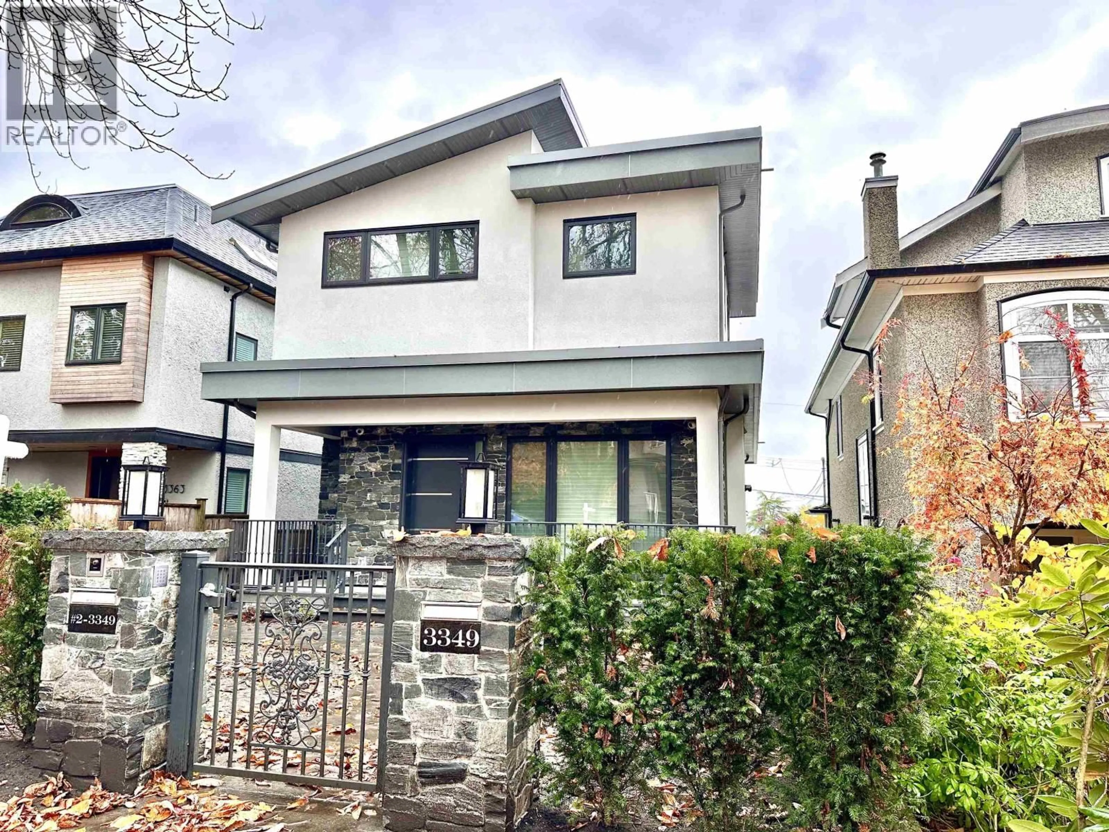 Home with brick exterior material, street for 3349 19TH AVENUE, Vancouver British Columbia V6S1C1
