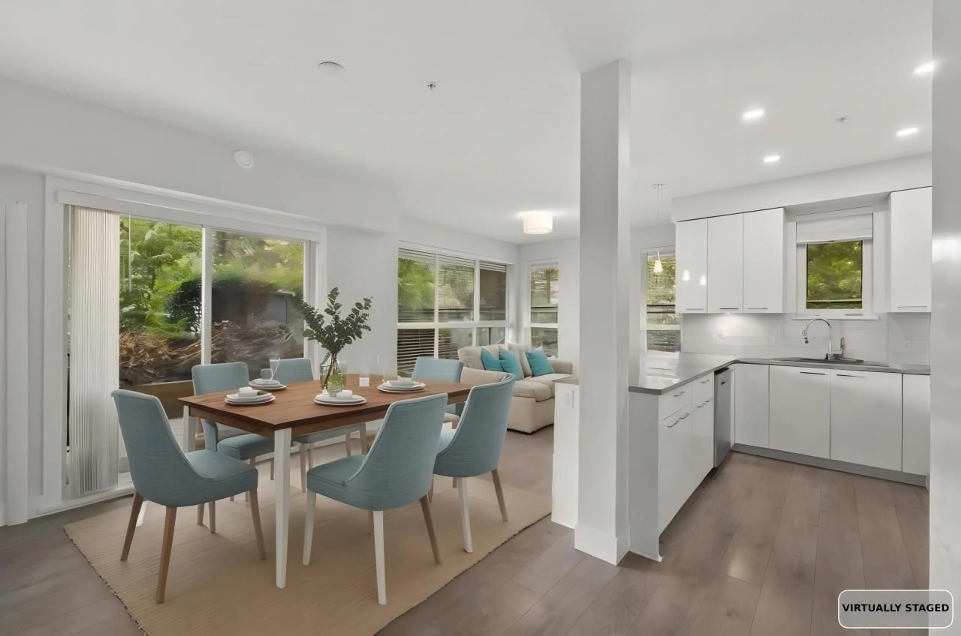 Open concept kitchen, unknown for 112 - 5485 BRYDON CRESCENT, Langley British Columbia V3A0N5