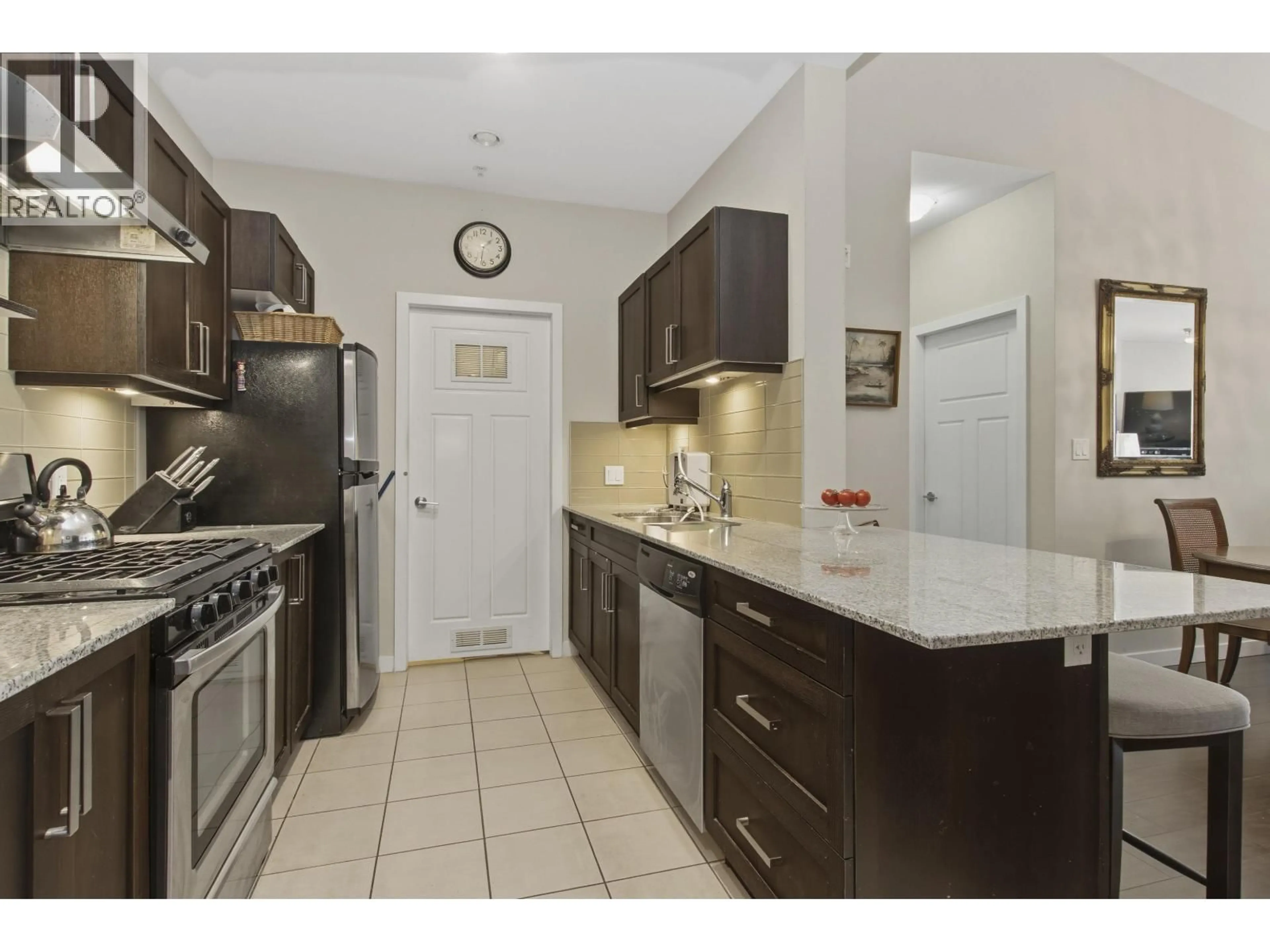 Standard kitchen, ceramic/tile floor for 612 - 1212 MAIN STREET, Squamish British Columbia V8B0S1