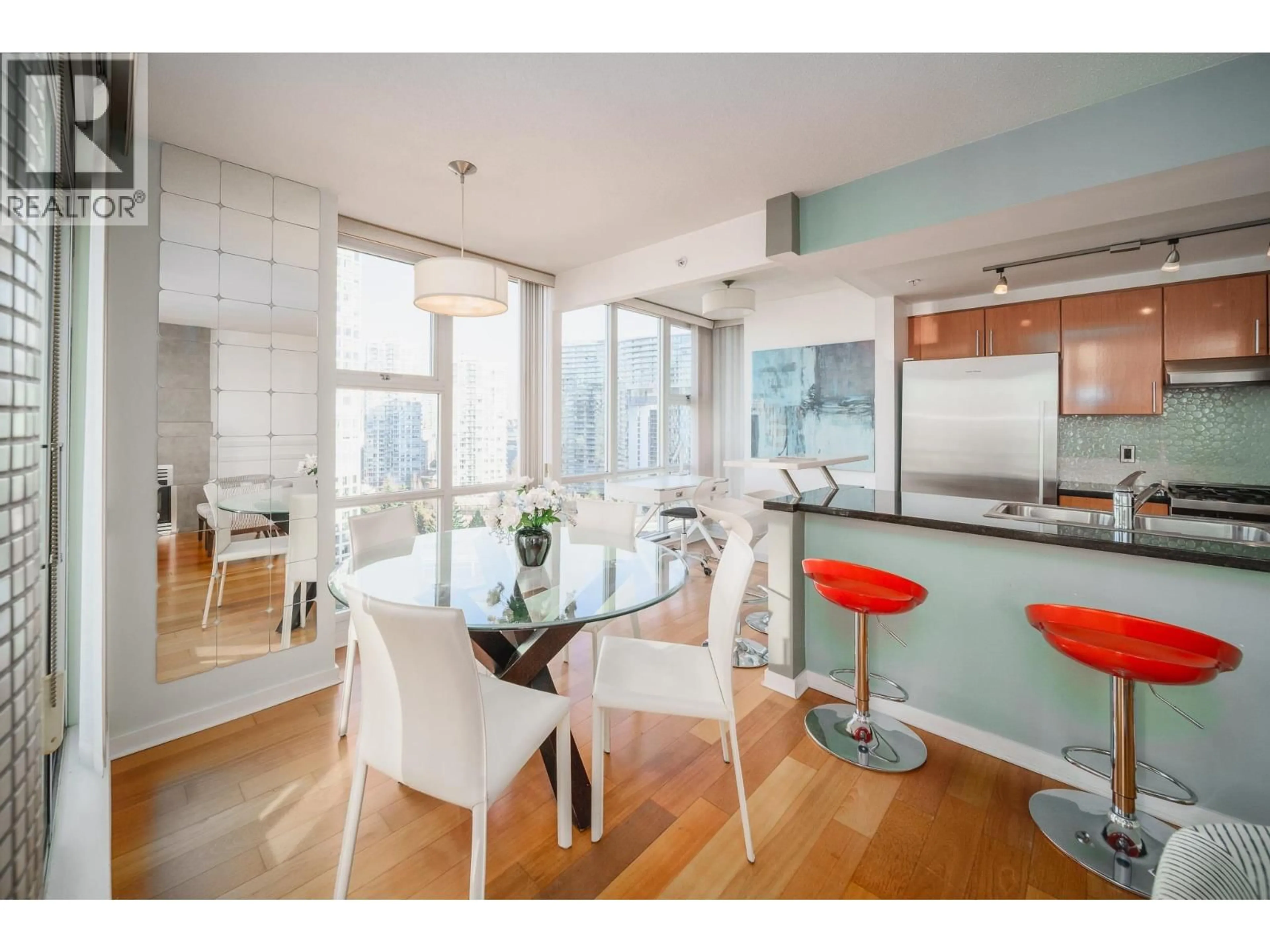 Open concept kitchen, unknown for 1906 - 1077 MARINASIDE CRESCENT, Vancouver British Columbia V6Z2Z5