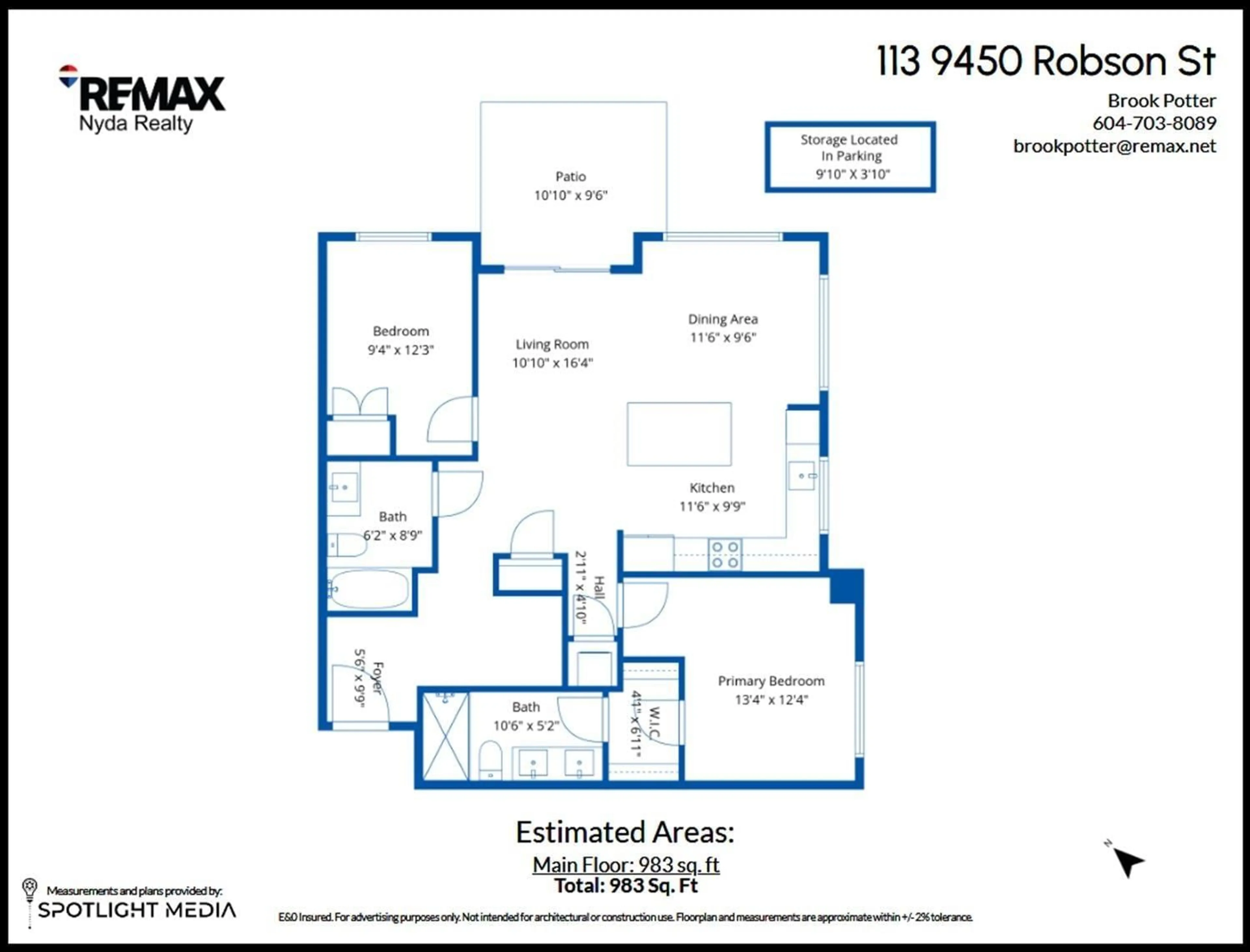 Floor plan for 112 - 9450 ROBSON STREET, Chilliwack British Columbia V2P0L7