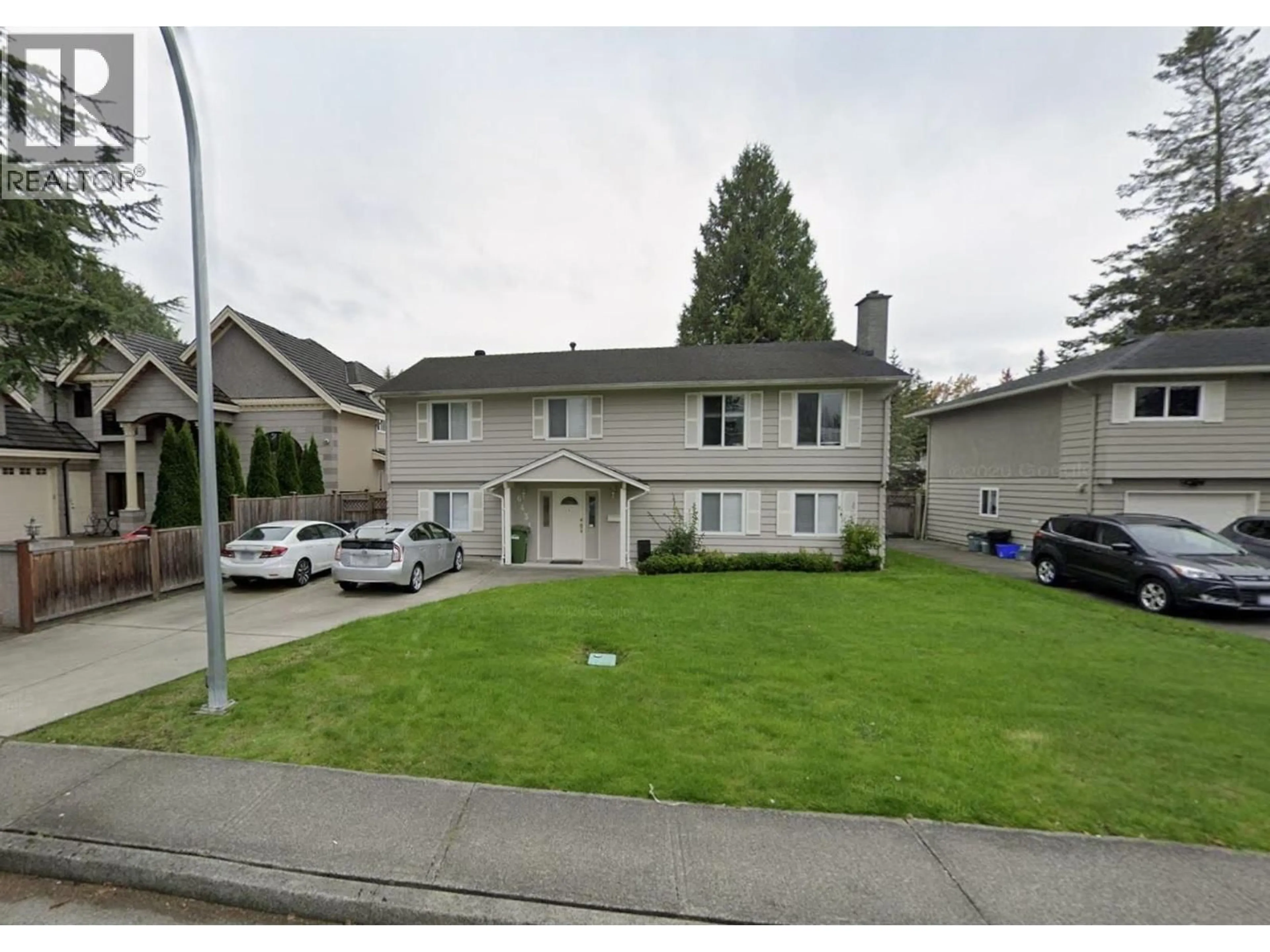 A pic from outside/outdoor area/front of a property/back of a property/a pic from drone, street for 6431 NANIKA CRESCENT, Richmond British Columbia V7C2W6