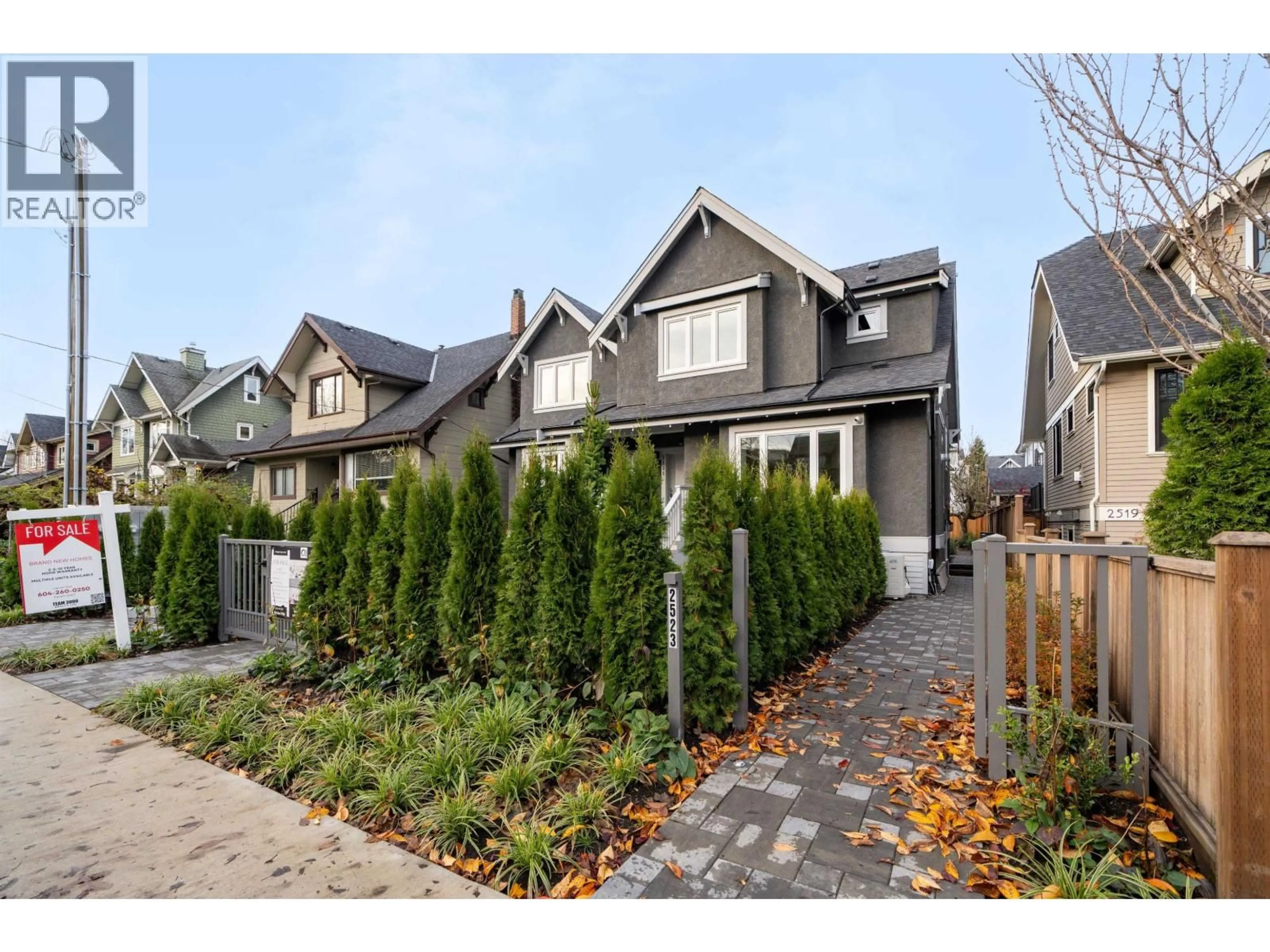 Home with brick exterior material, street for 2523 8TH AVENUE, Vancouver British Columbia V6K2B3