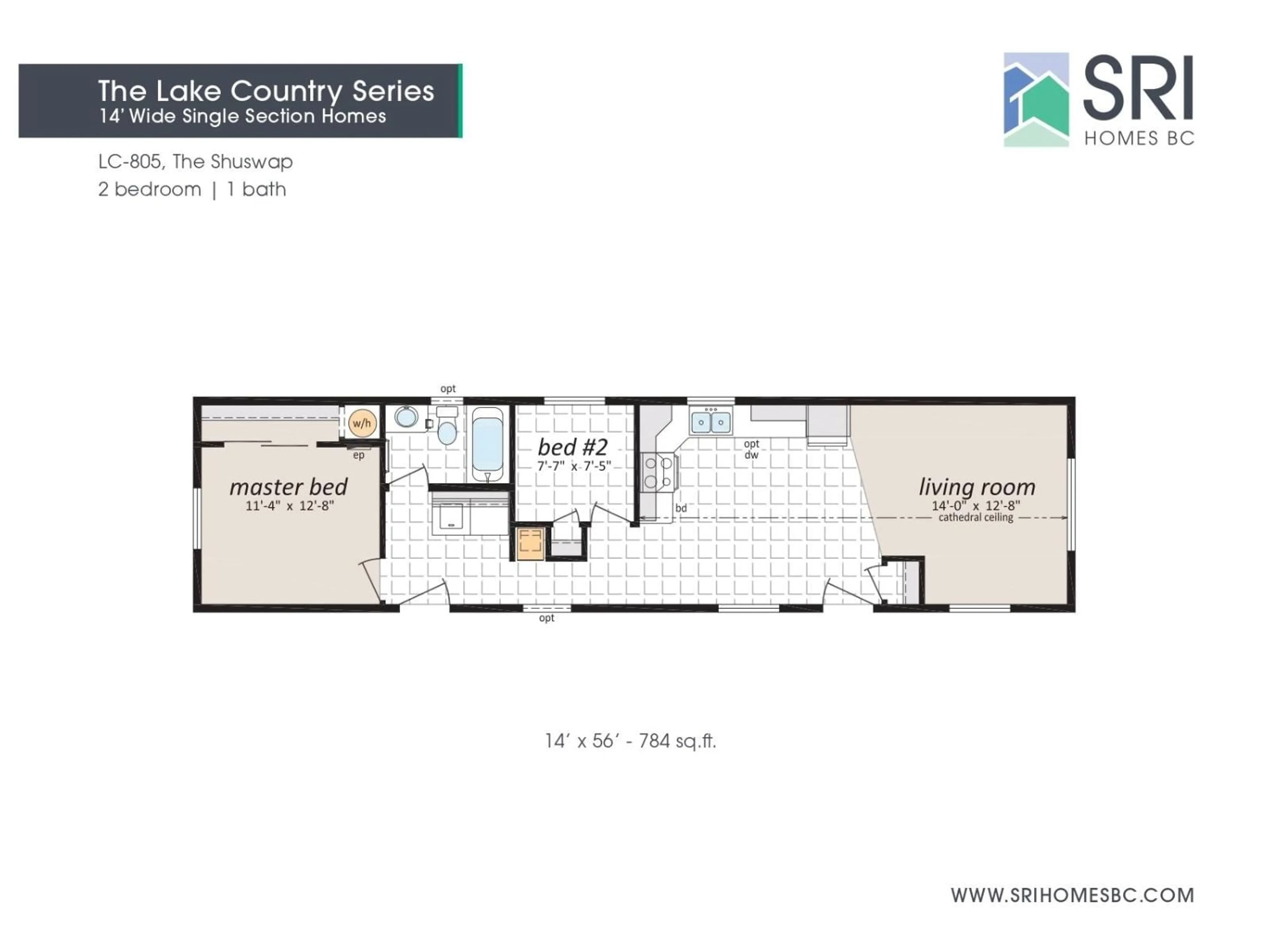 Floor plan for 65 - 3942 COLUMBIA VALLEY ROAD, Cultus Lake British Columbia V2R5B3