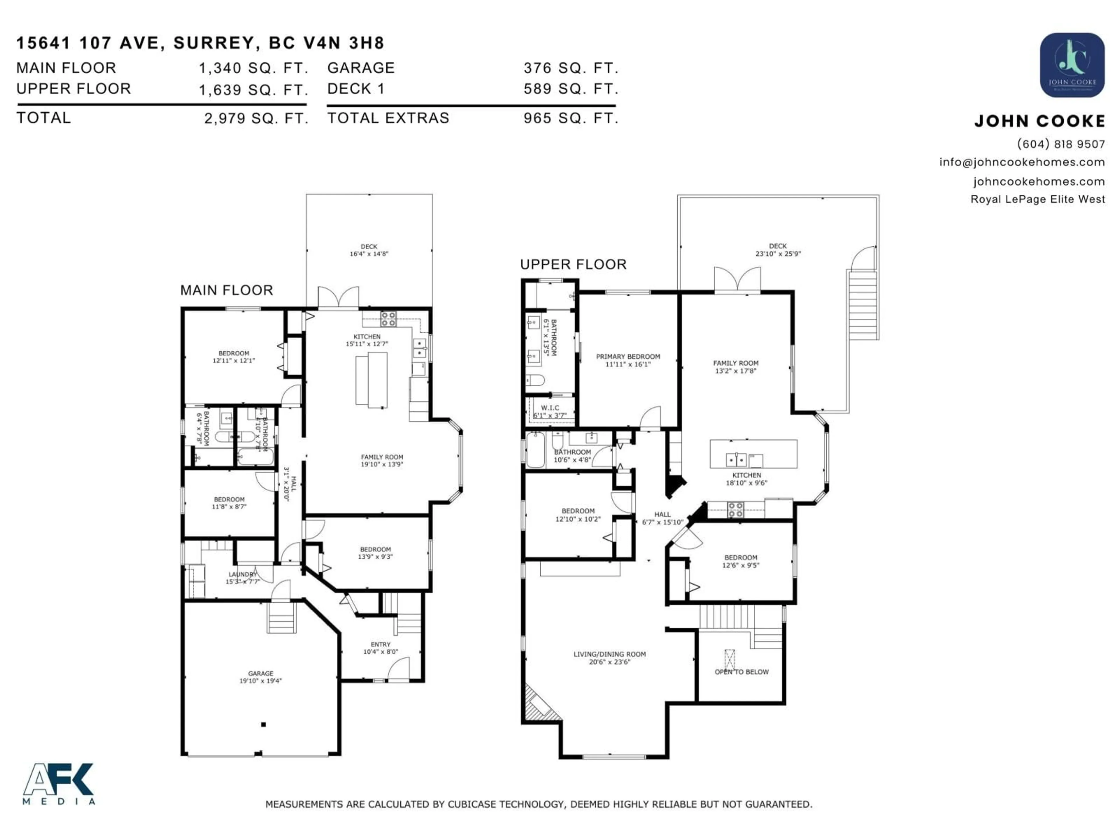 Floor plan for 15641 107 AVENUE, Surrey British Columbia V4N3H8