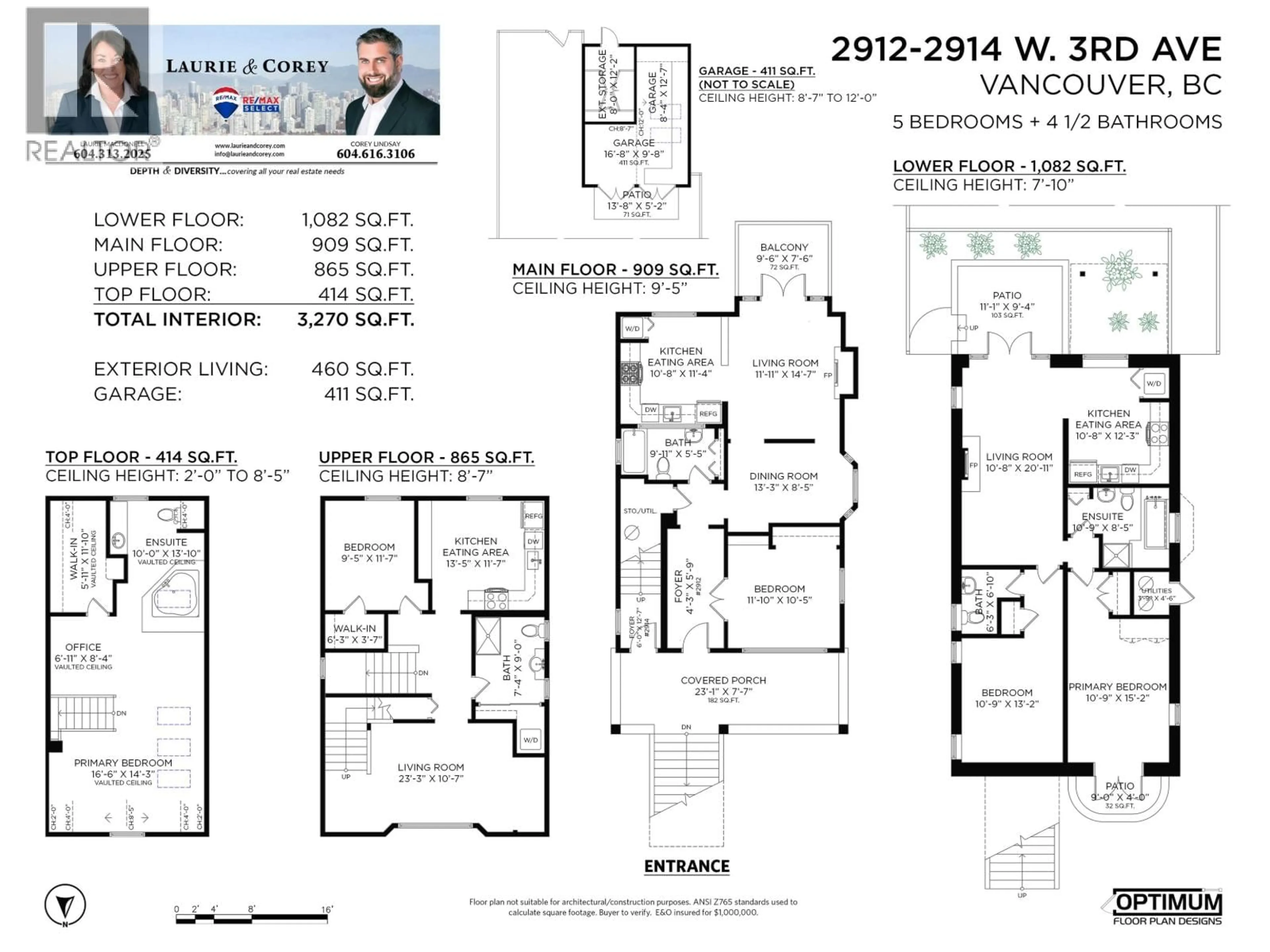 Floor plan for 2912-14 3RD AVENUE, Vancouver British Columbia V6K1M7