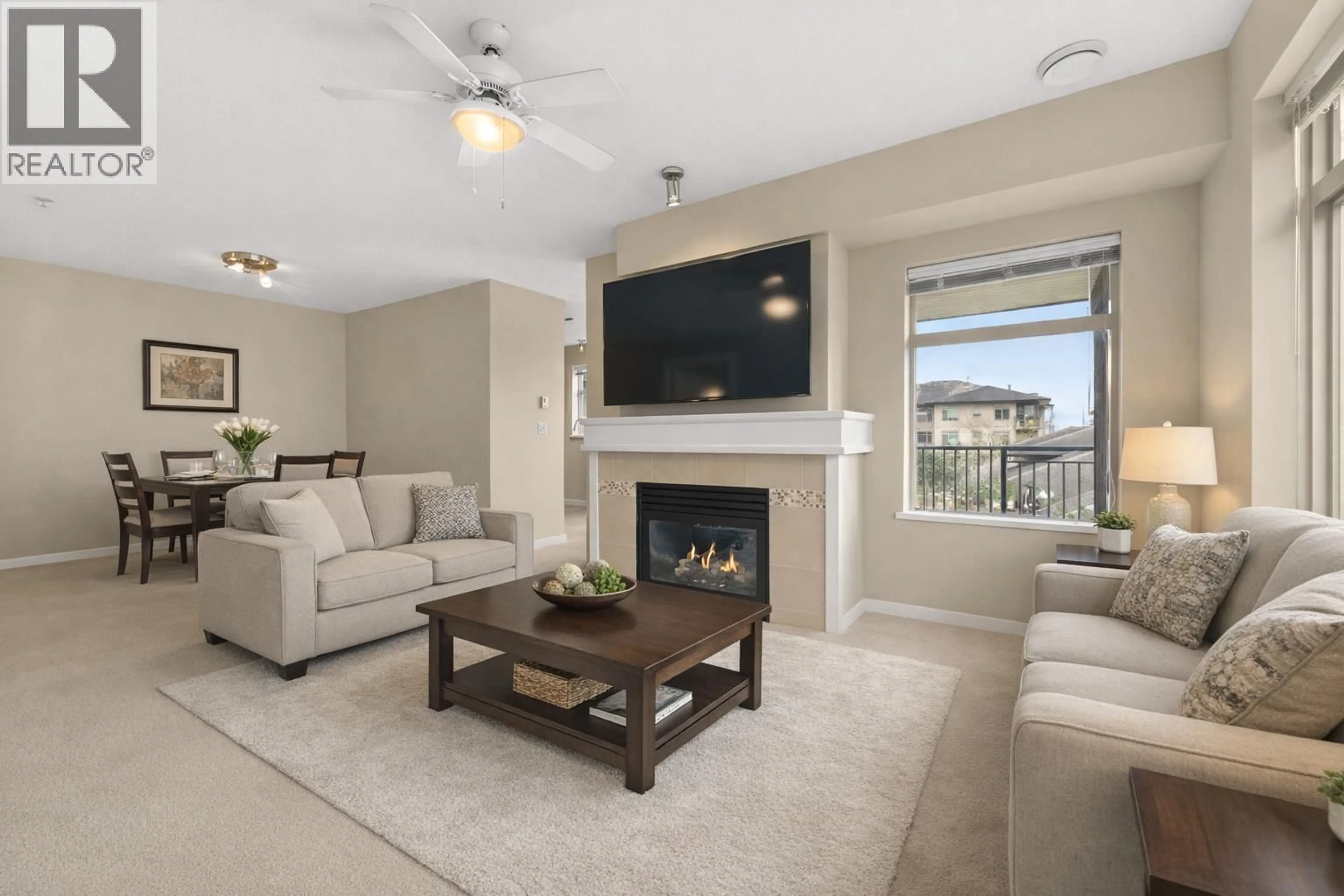 Living room with furniture, unknown for 310 - 9288 ODLIN ROAD, Richmond British Columbia V6X0C3