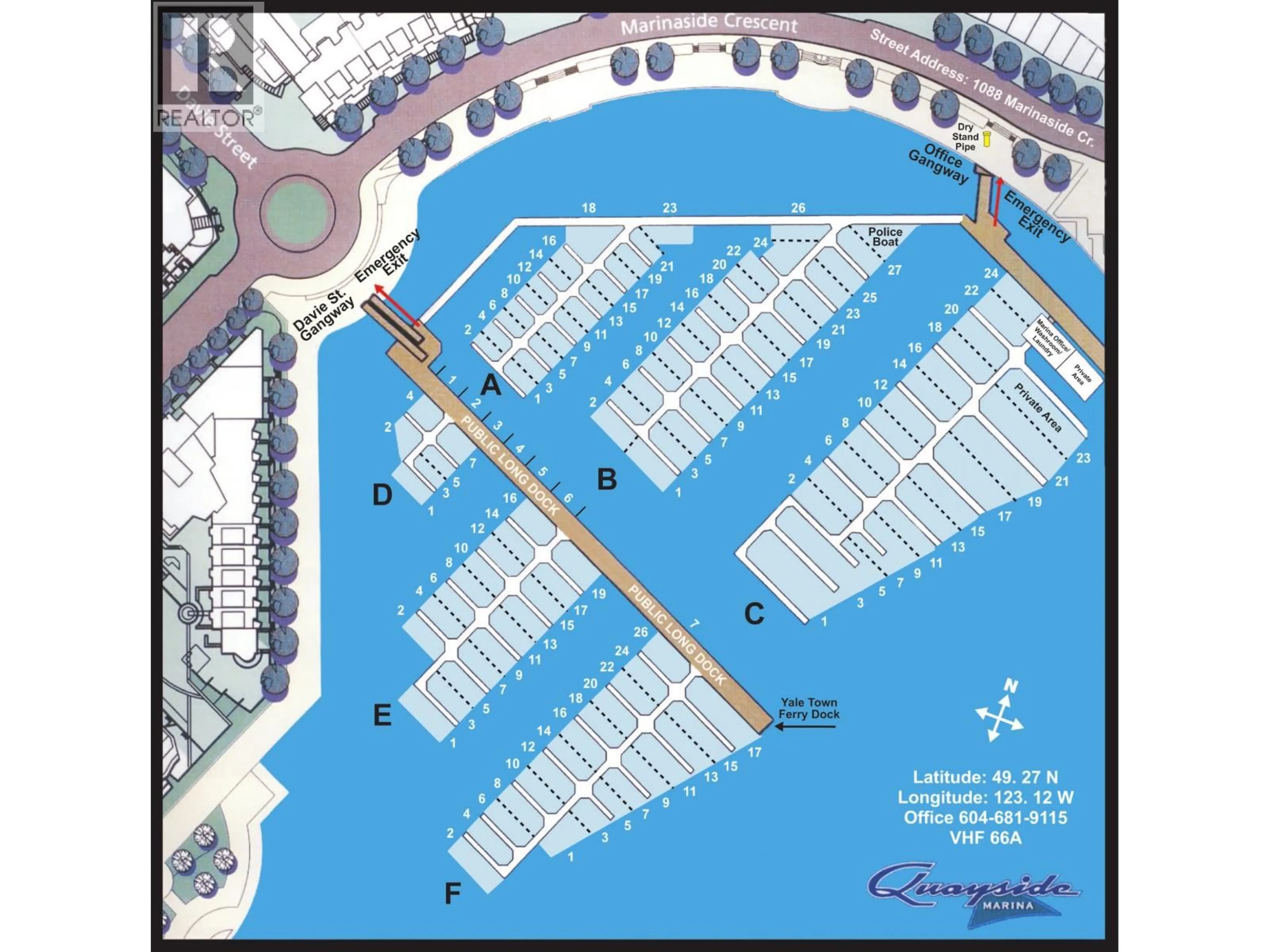 Floor plan for D7 - 1088 MARINASIDE CRESCENT, Vancouver British Columbia V6Z3C4