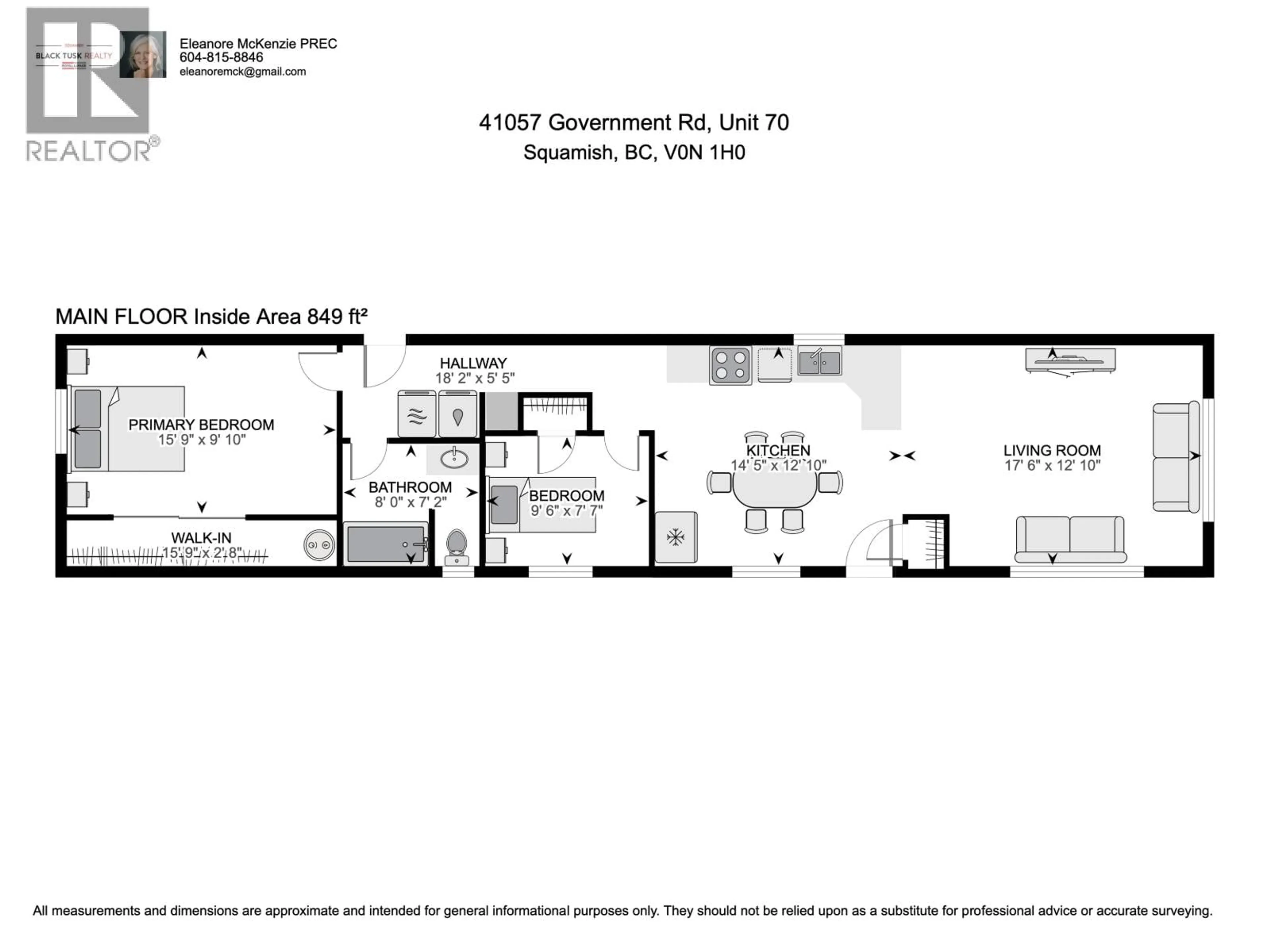 Floor plan for 70 - 40157 GOVERNMENT ROAD, Squamish British Columbia V0N1T0