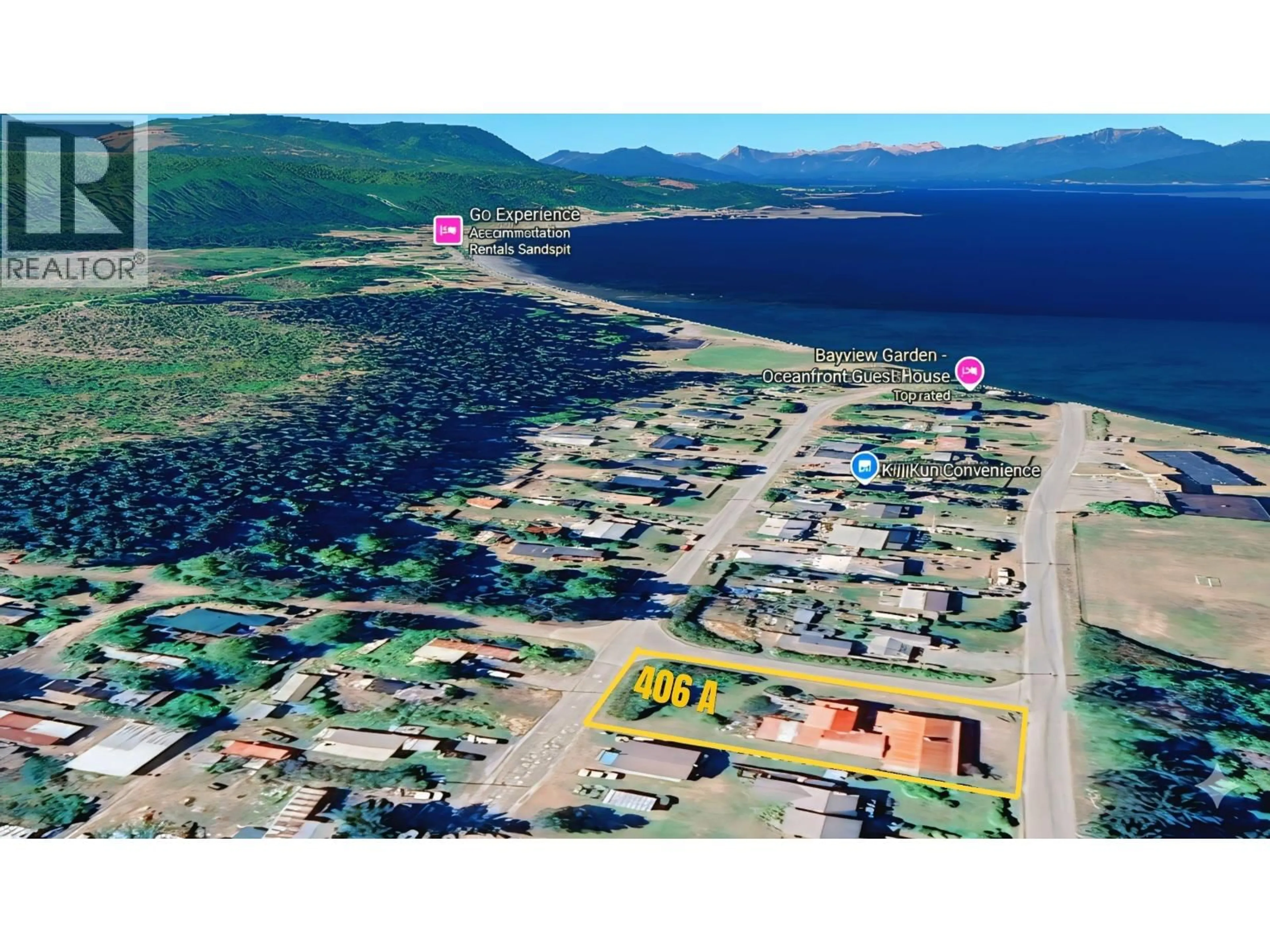 A pic from outside/outdoor area/front of a property/back of a property/a pic from drone, water/lake/river/ocean view for 406A SCHOOL ROAD, Skidegate/Sandspit British Columbia V0T1S1