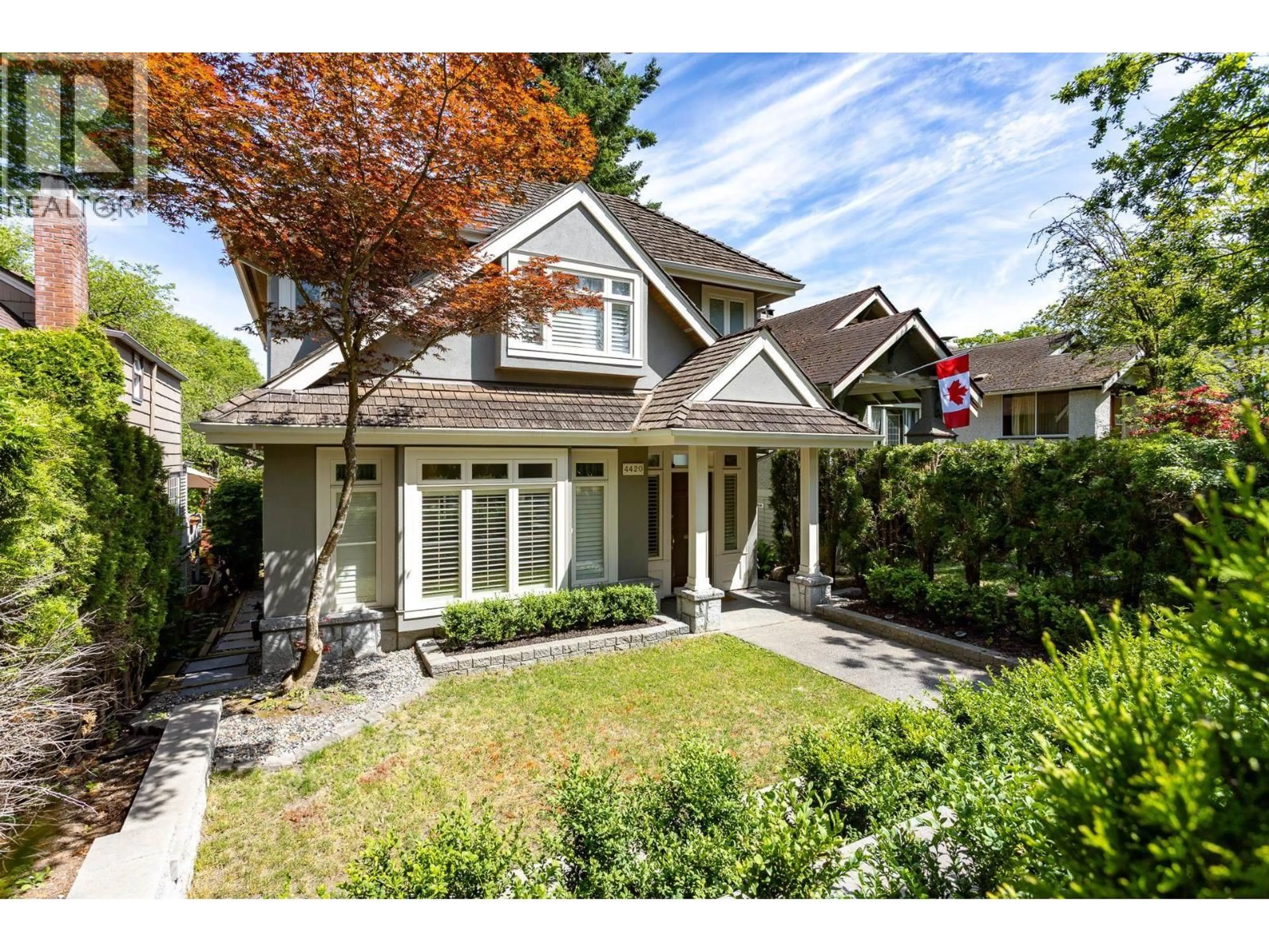 Home with brick exterior material, street for 4420 COLLINGWOOD STREET, Vancouver British Columbia V6S2B1
