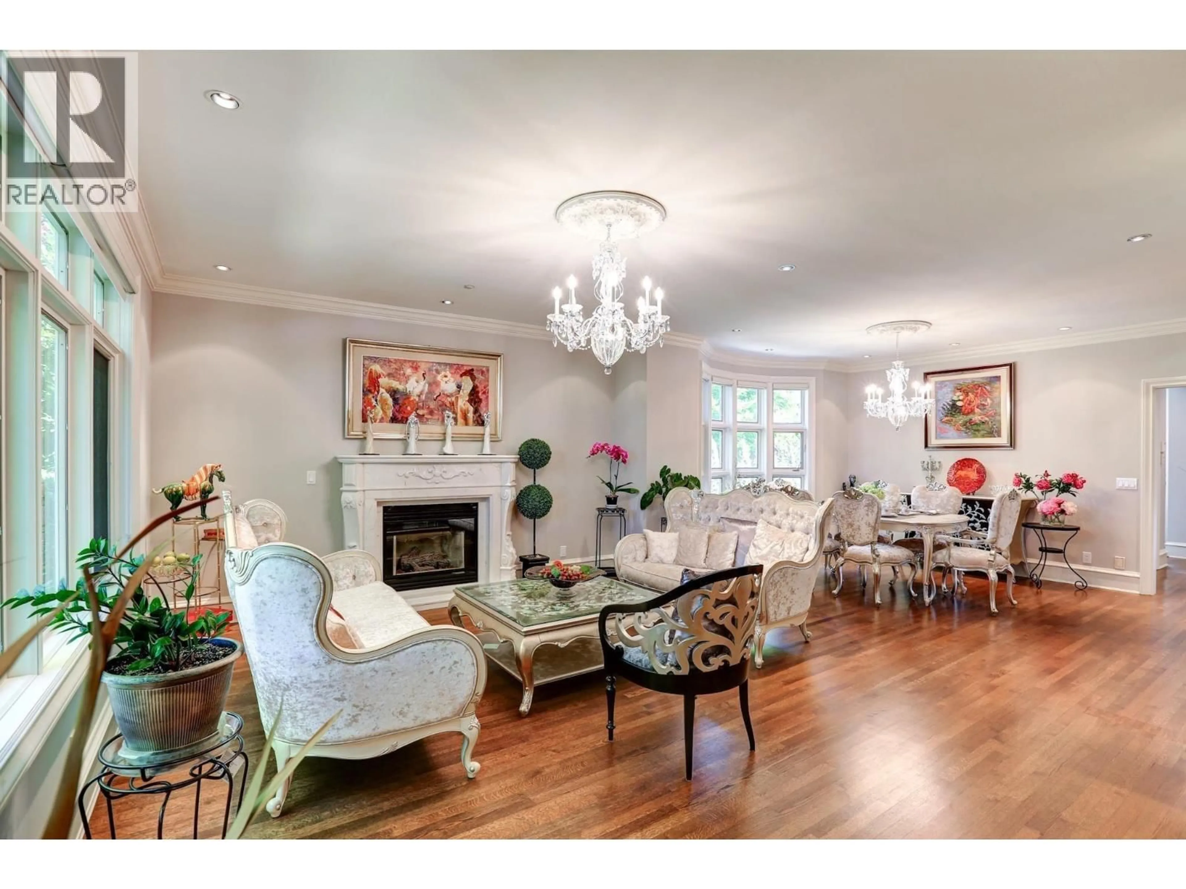 Dining room, wood/laminate floor for 4538 ANGUS DRIVE, Vancouver British Columbia V6J4J5
