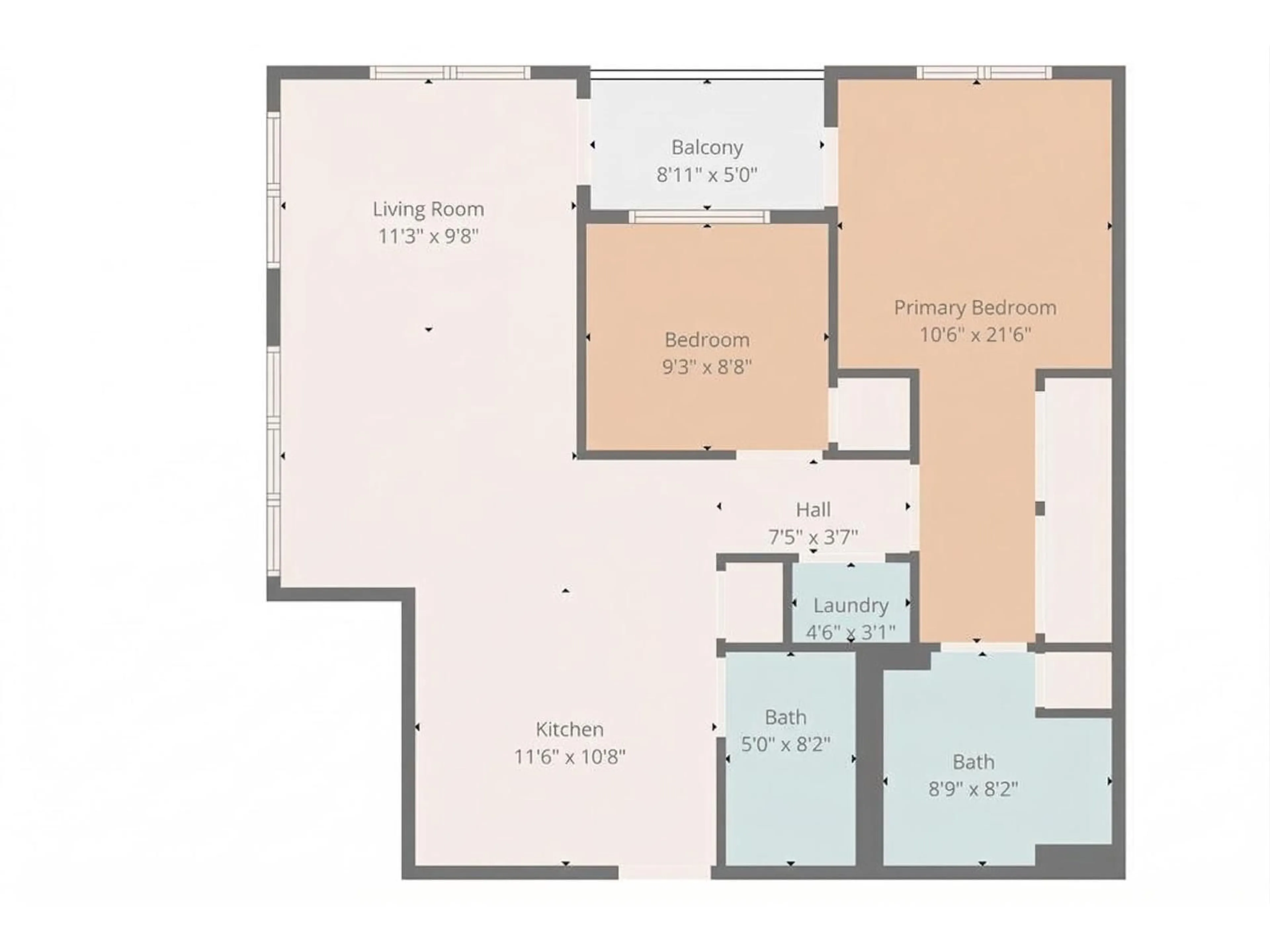 Floor plan for B308 - 20018 83A AVENUE, Langley British Columbia V2Y3P3