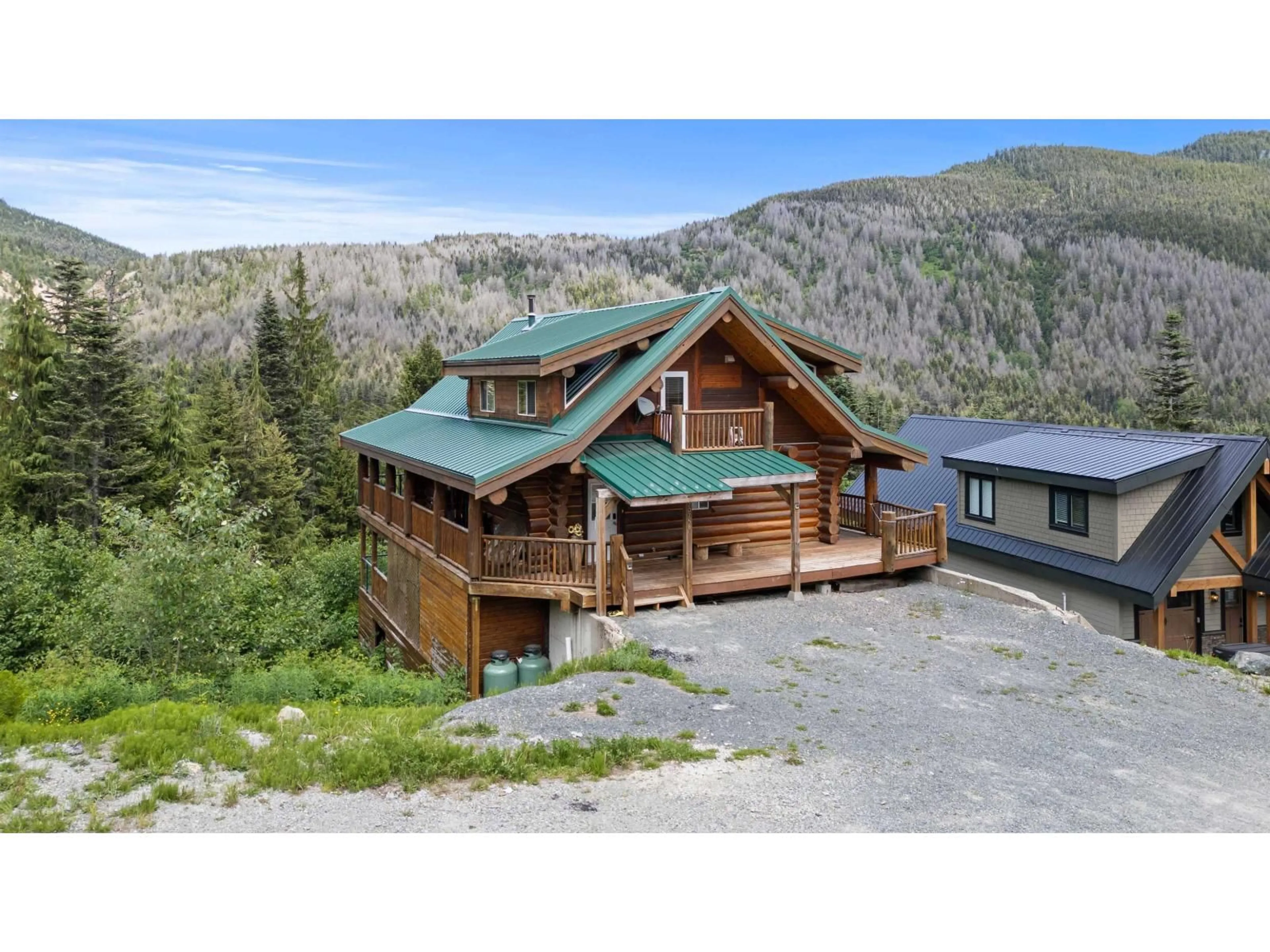 A pic from outside/outdoor area/front of a property/back of a property/a pic from drone, mountain view for 20758 EDELWEISS DRIVE, Mission British Columbia V0M1A1