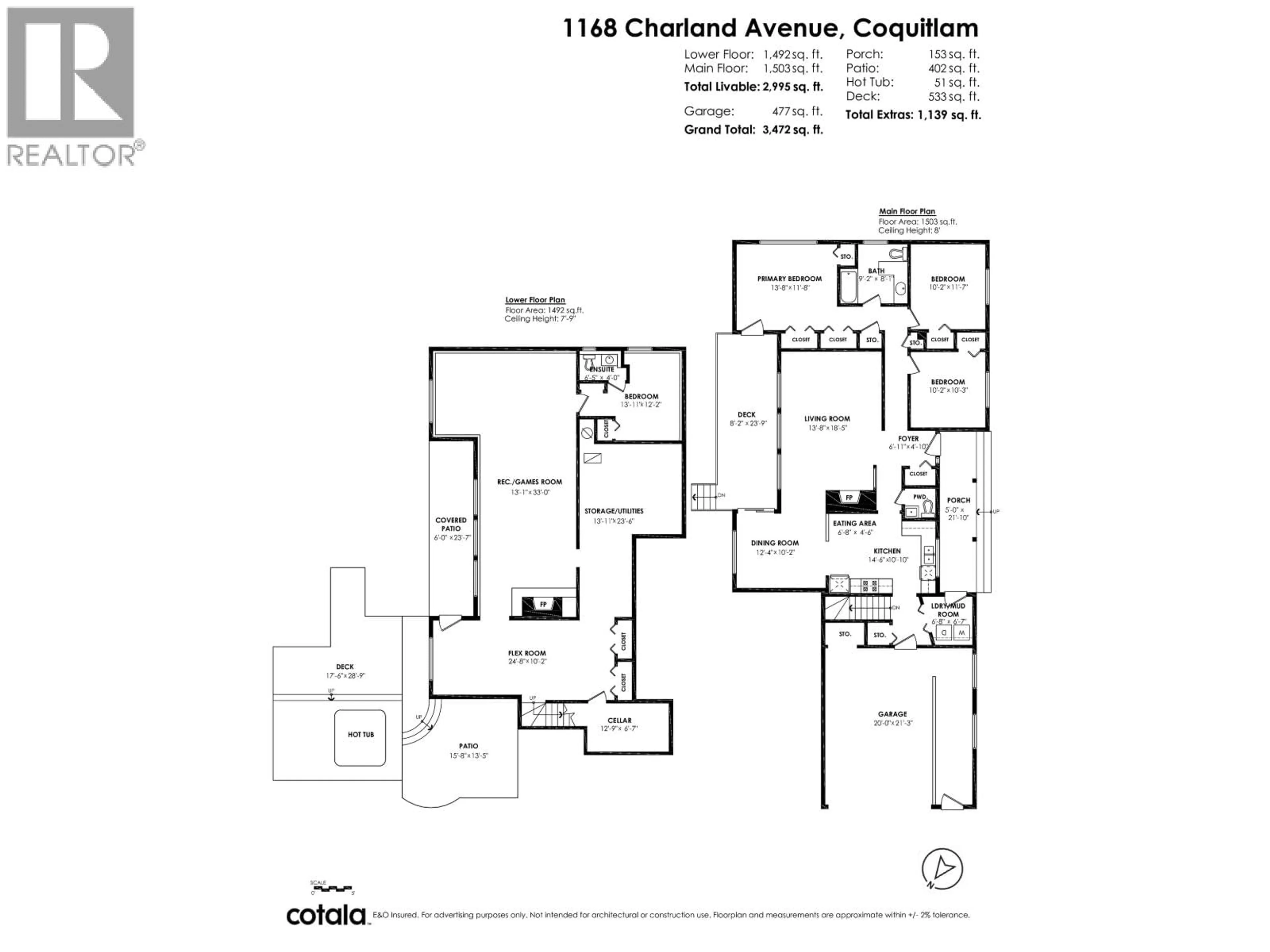 Floor plan for 1168 CHARLAND AVENUE, Coquitlam British Columbia V3K3L1