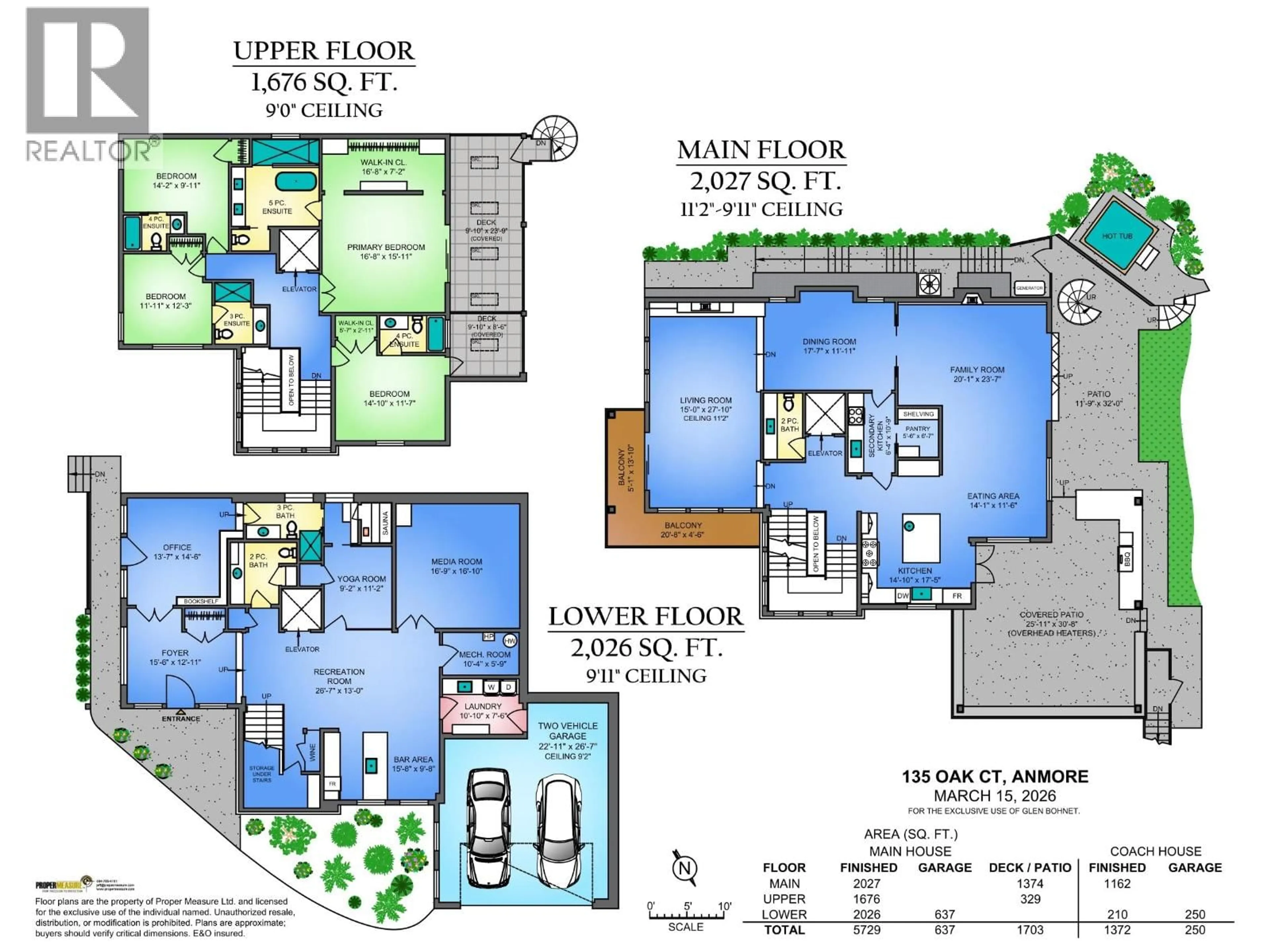Floor plan for 135 OAK COURT, Anmore British Columbia V3H4W9