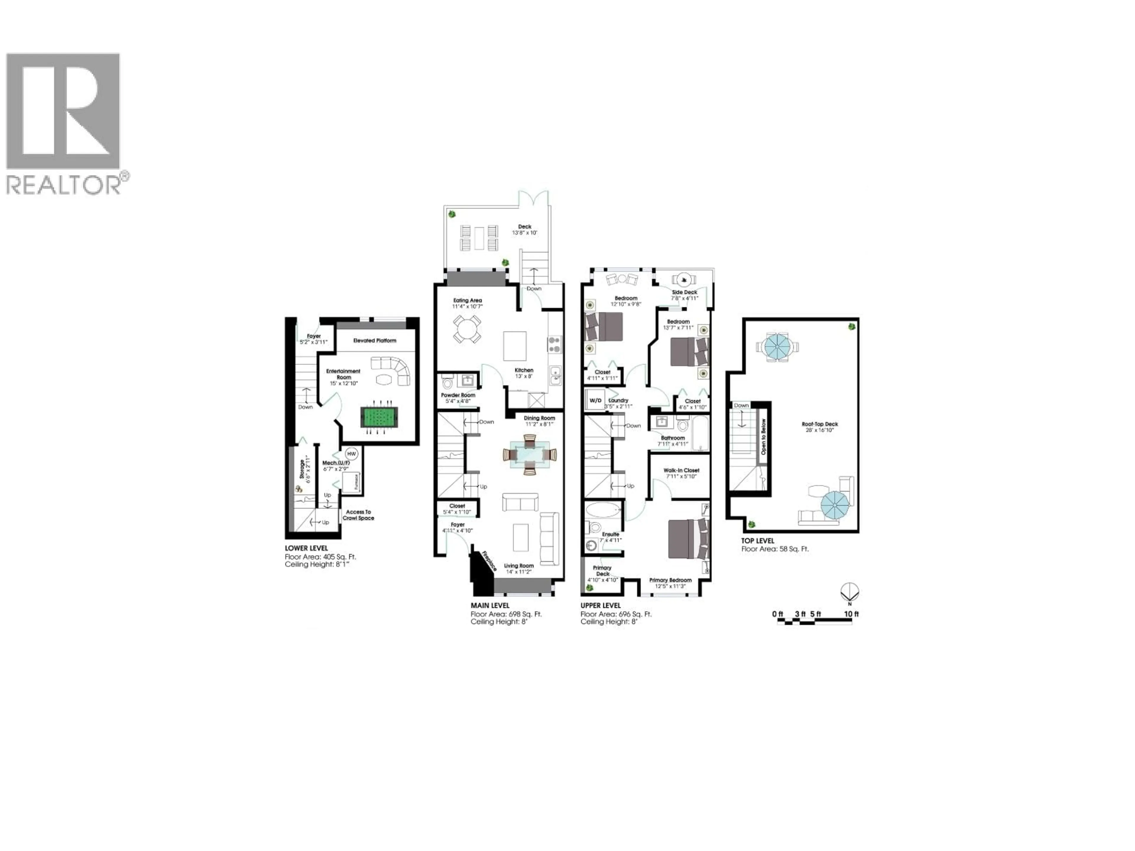 Floor plan for 104 - 225 6TH STREET, North Vancouver British Columbia V7L1P4