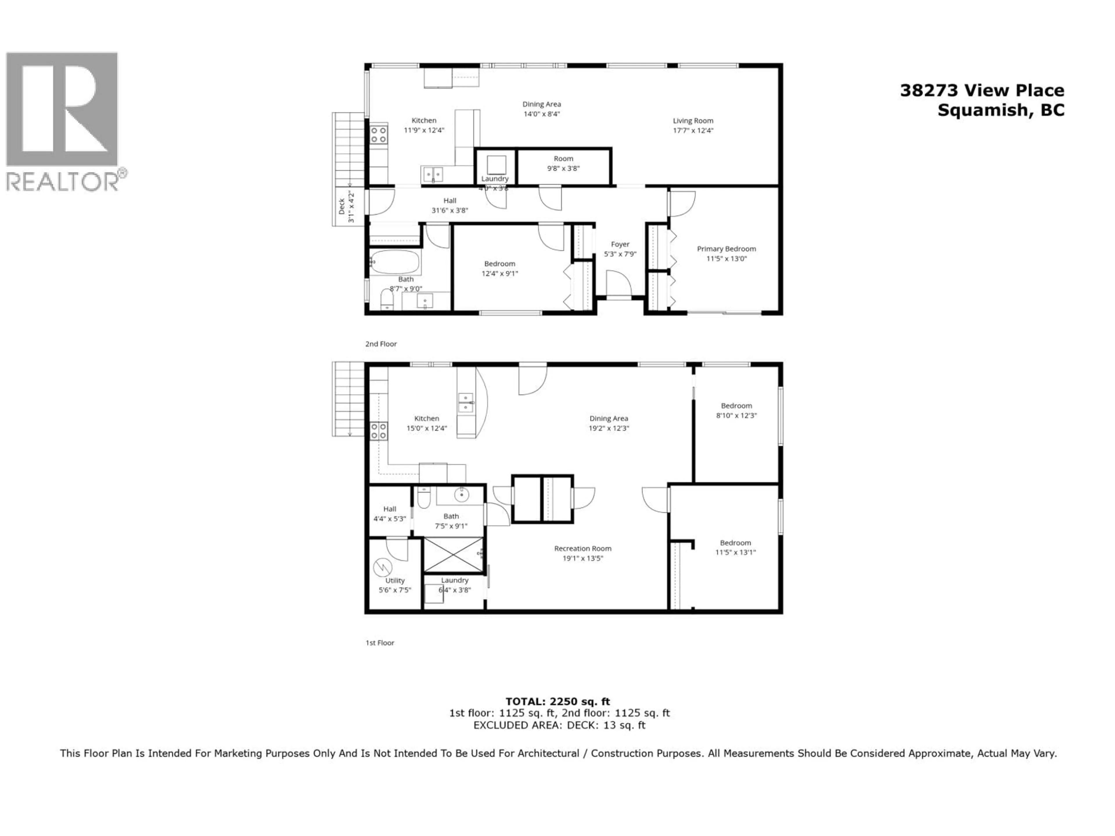 Floor plan for 38273 VIEW PLACE, Squamish British Columbia V8B1T0