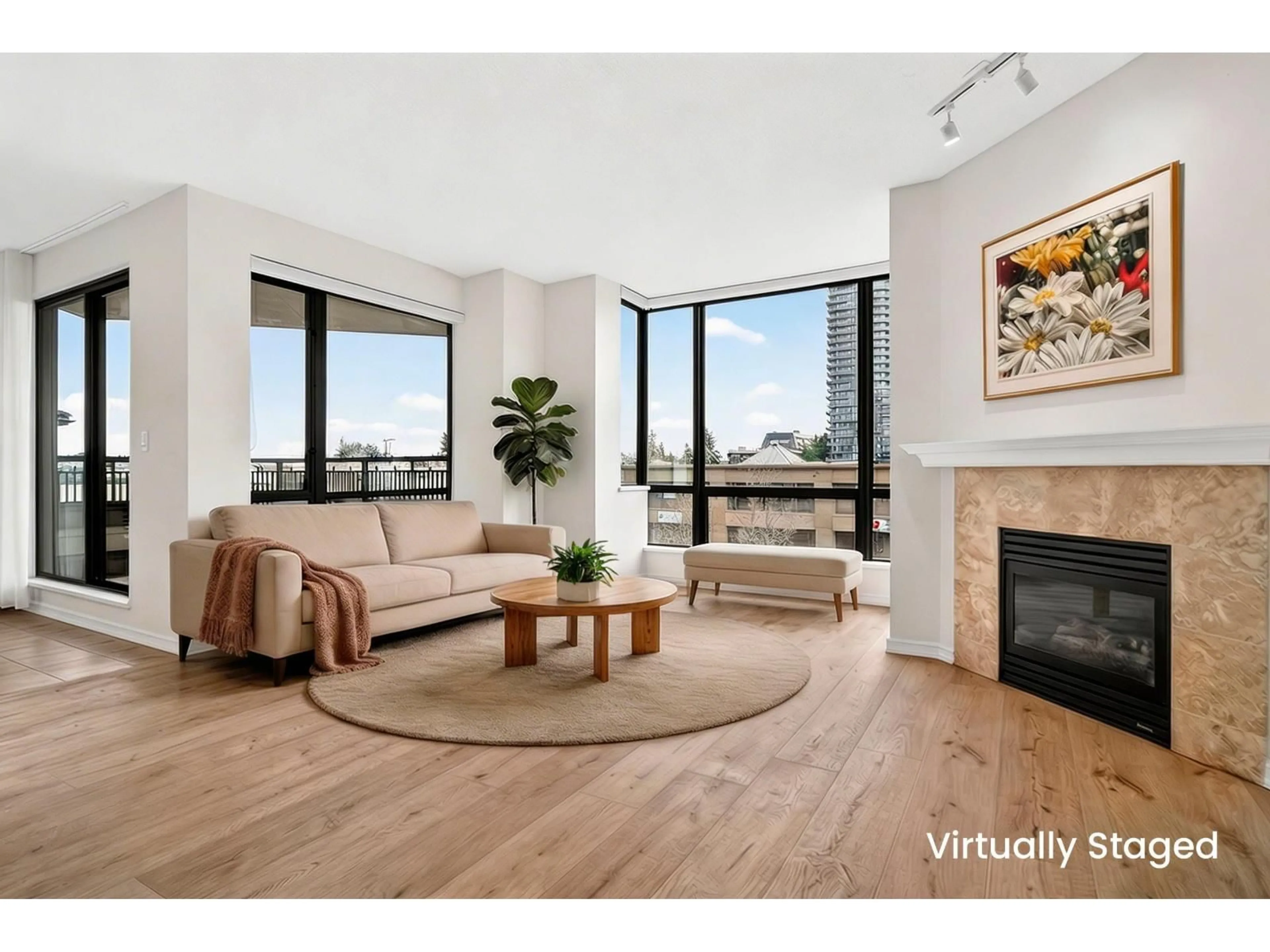 Living room with furniture, unknown for 406 - 1551 FOSTER STREET, White Rock British Columbia V4B5M1